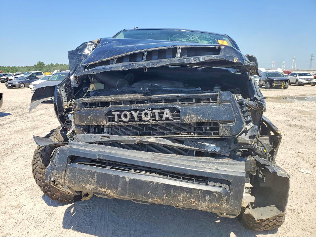 2015 Toyota Tundra Crewmax Sr5 Black vin: 5TFEM5F17FX088360