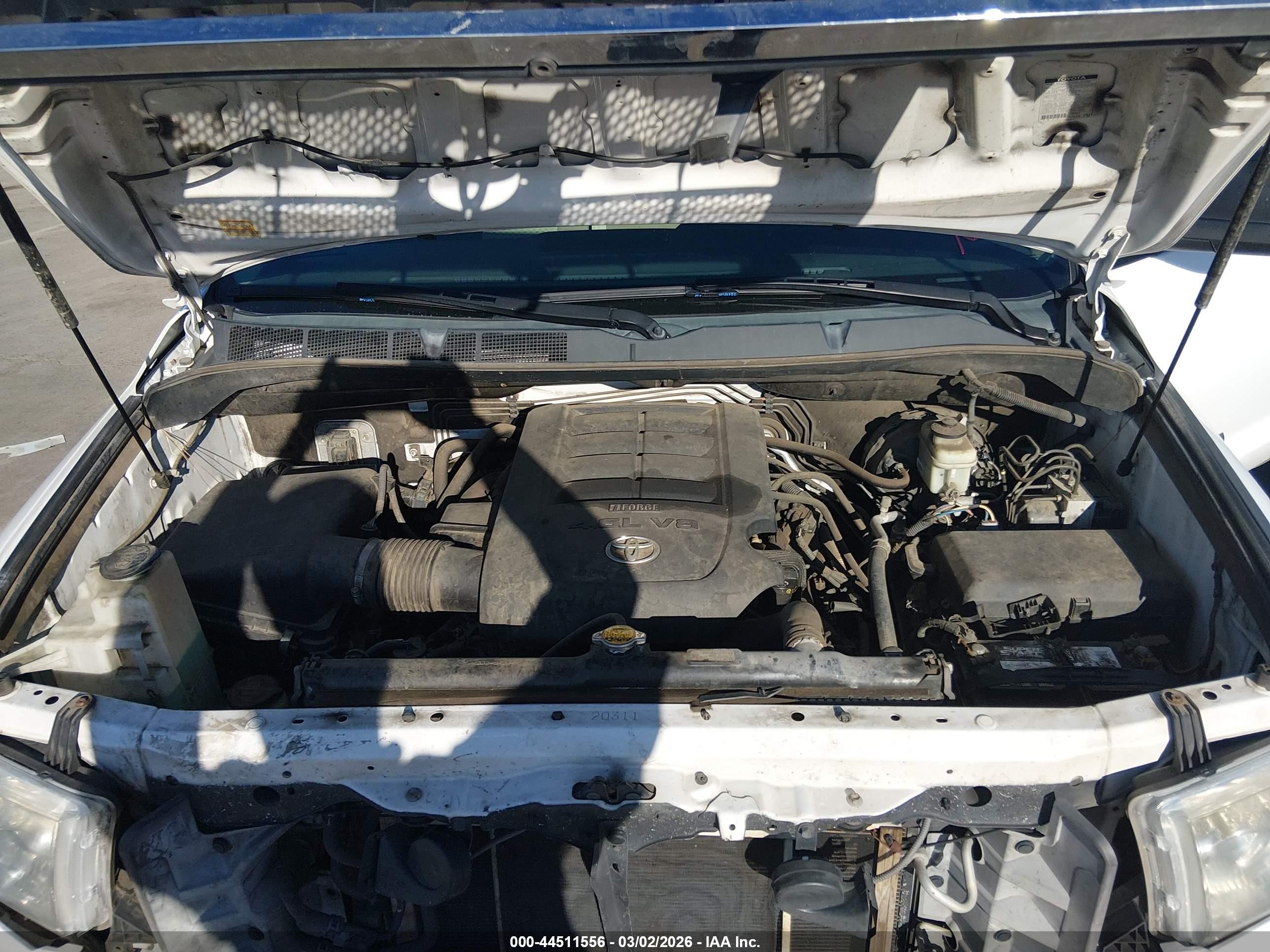 2011 Toyota Tundra Grade 4.6l V8 Белый vin: 5TFEM5F18BX021986