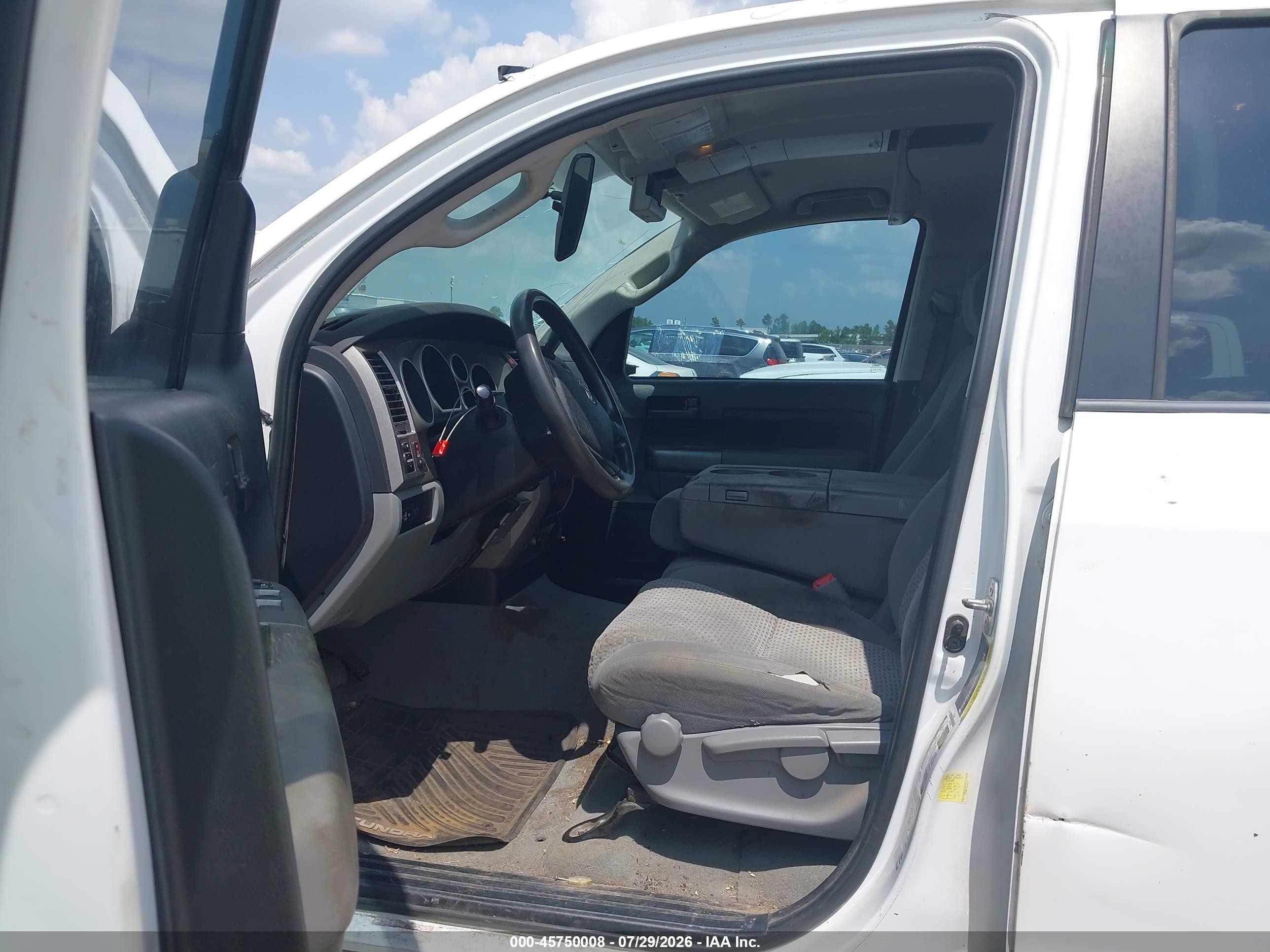 2011 Toyota Tundra Grade 4.6l V8 White vin: 5TFEM5F18BX033586