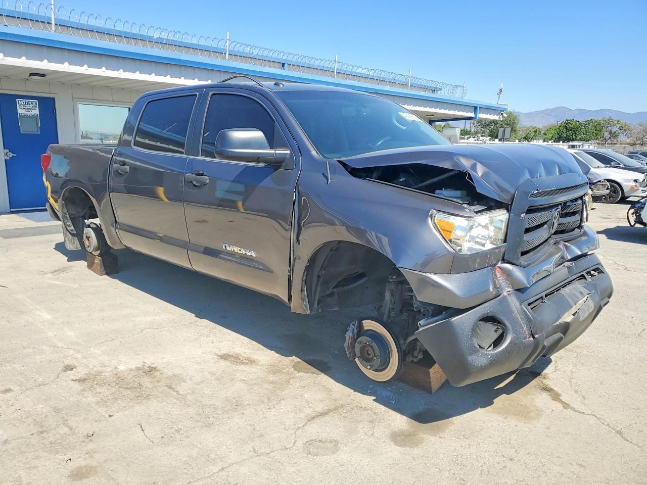 2012 Toyota Tundra Grade Серый vin: 5TFEM5F18CX036716