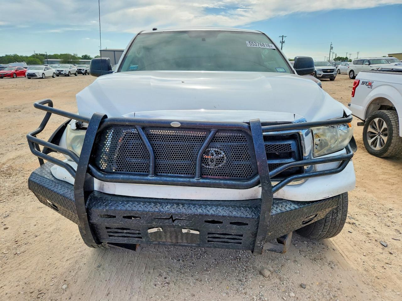 2013 Toyota Tundra Crewmax Sr5 White vin: 5TFEM5F18DX058703