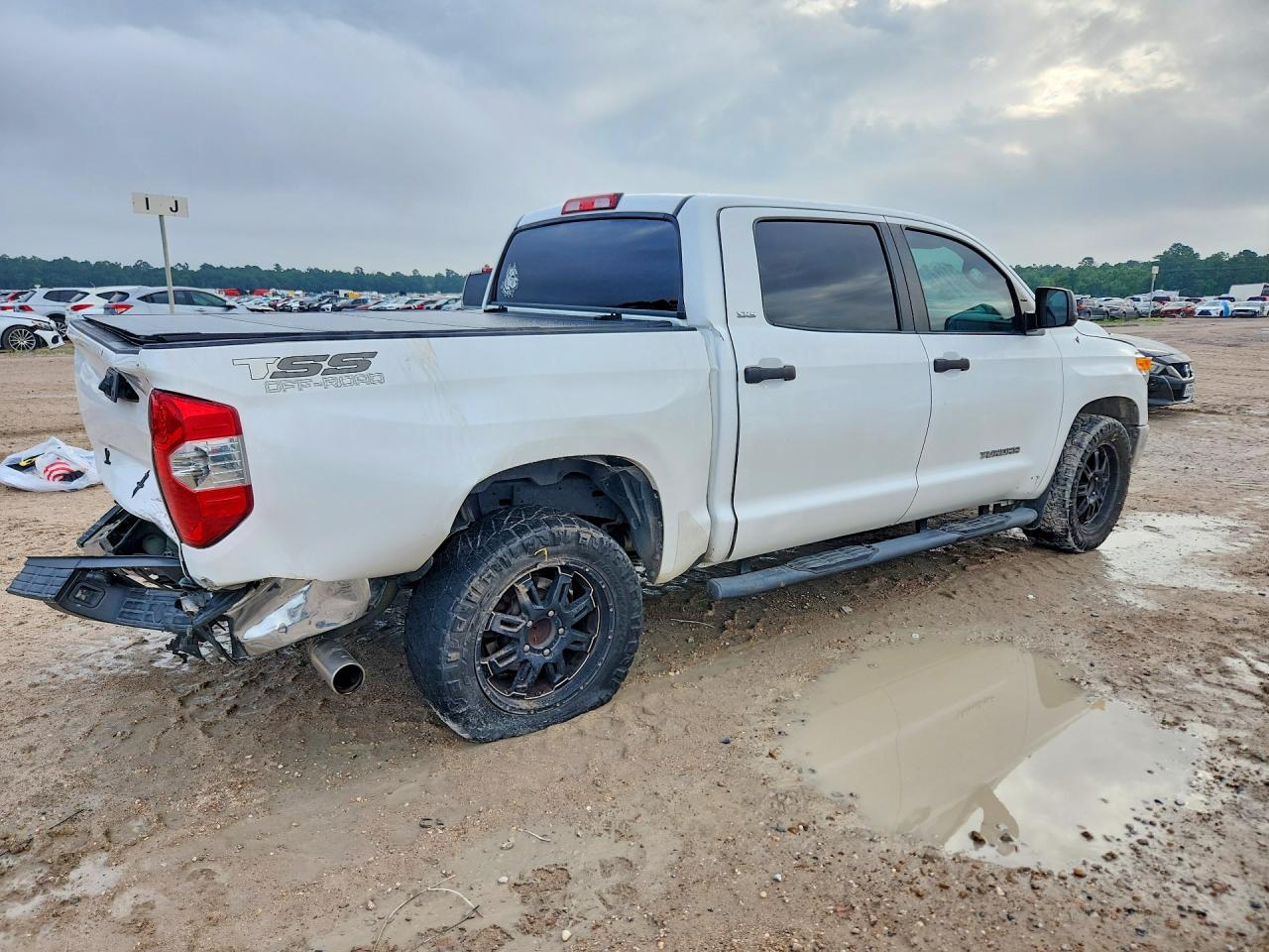 2014 Toyota Tundra Crewmax Sr5 Белый vin: 5TFEM5F18EX077544