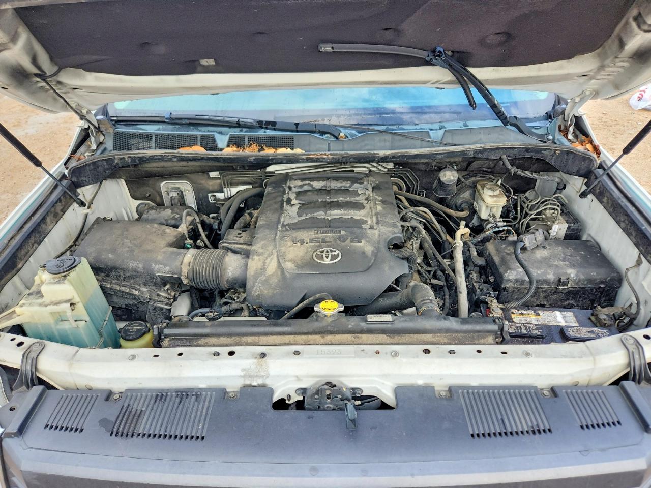 2014 Toyota Tundra Crewmax Sr5 Белый vin: 5TFEM5F18EX077544