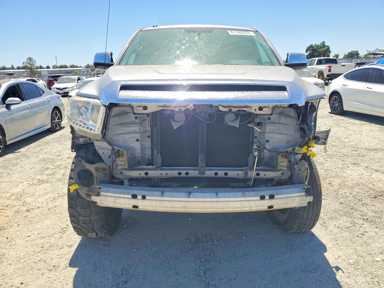 2015 Toyota Tundra Crewmax Sr5 Silver vin: 5TFEM5F18FX089579