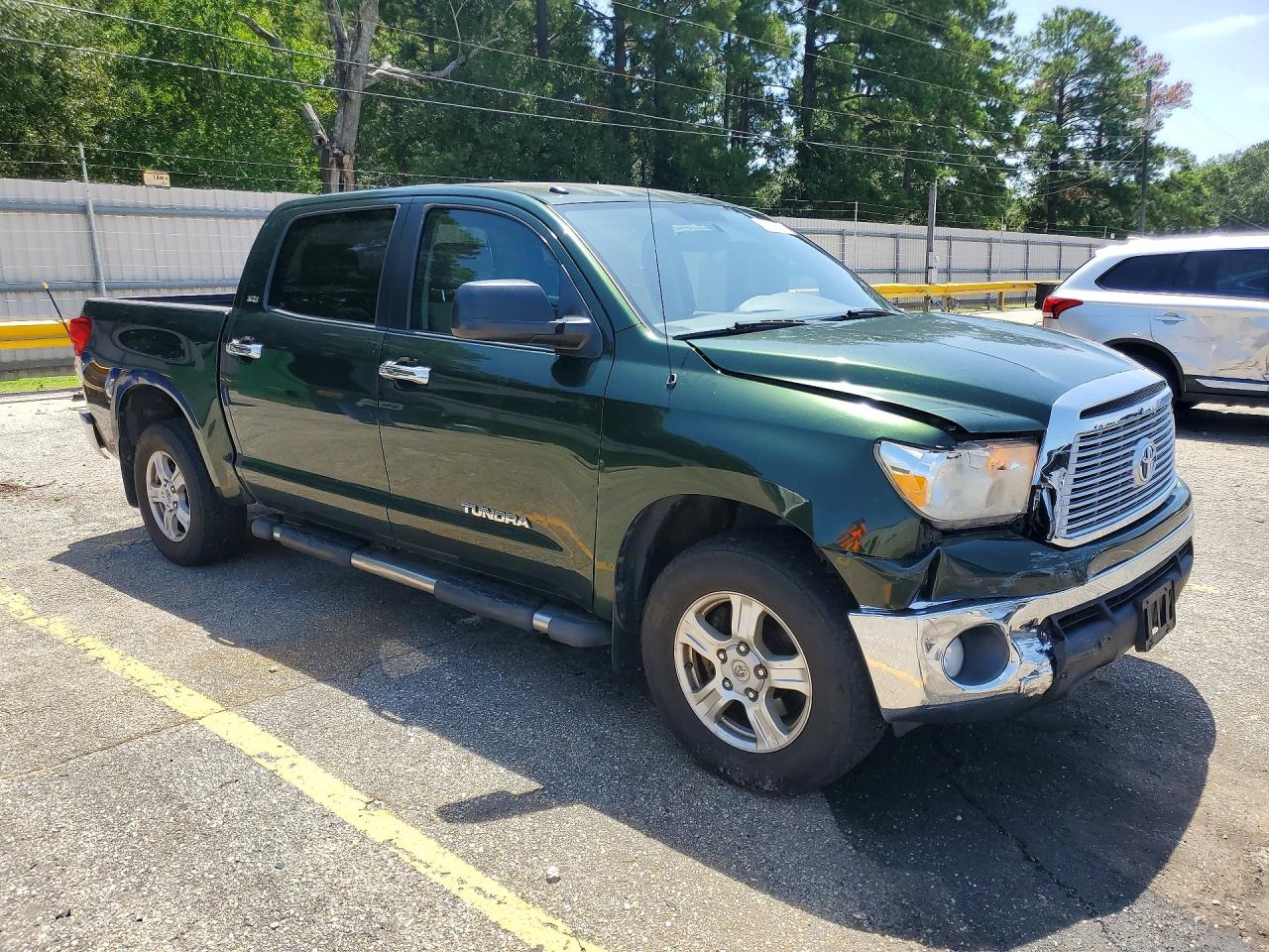 2011 Toyota Tundra Crewmax Sr5 Зеленый vin: 5TFEM5F19BX026808