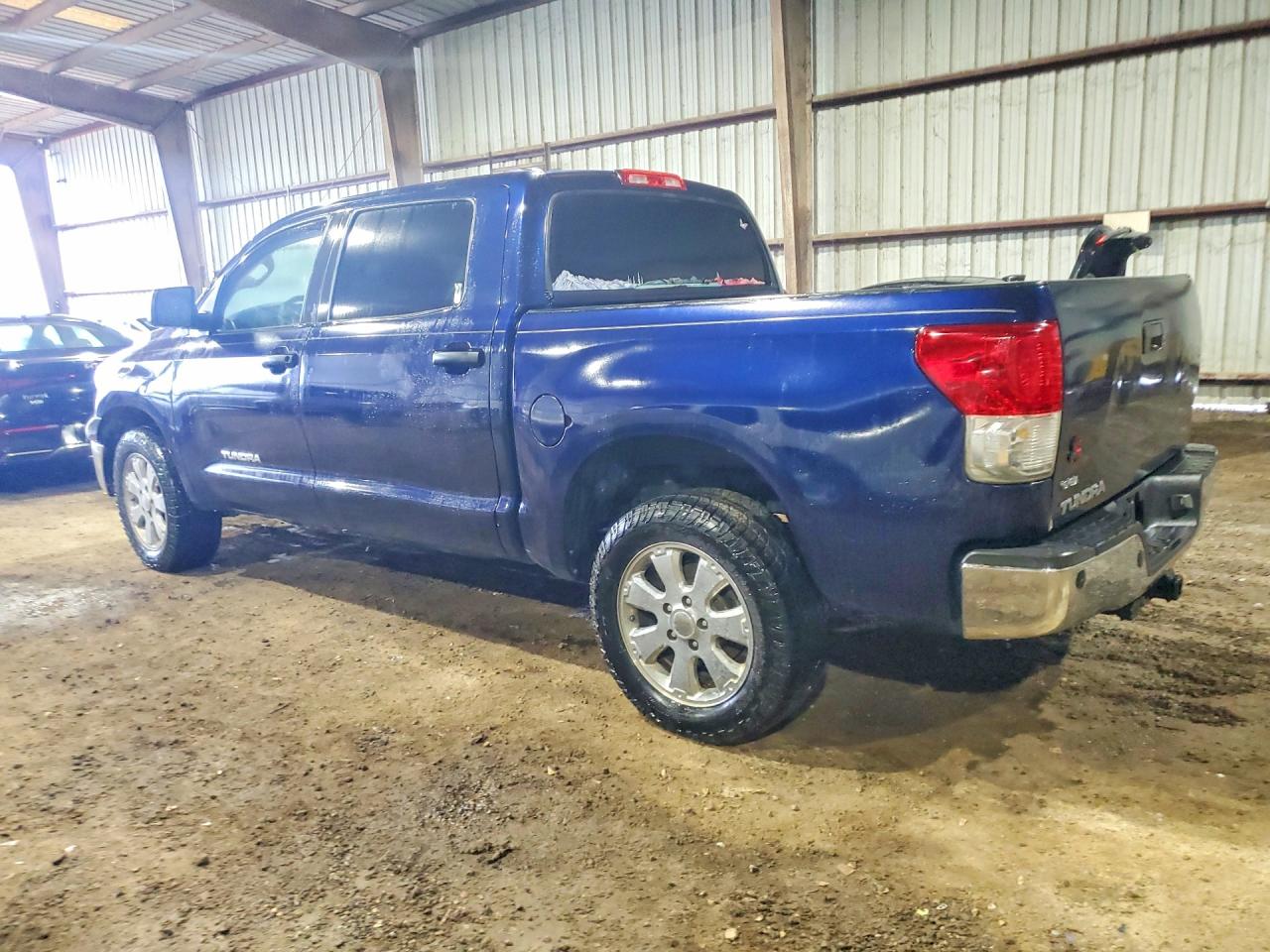 2011 Toyota Tundra Crewmax Sr5 Синий vin: 5TFEM5F19BX026873
