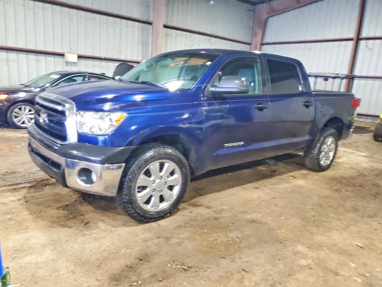 2011 Toyota Tundra Crewmax Sr5 Blue vin: 5TFEM5F19BX026873