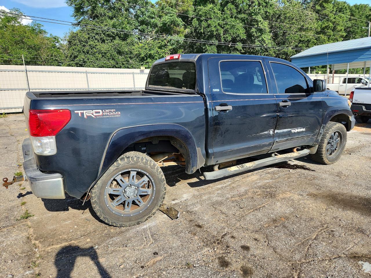 2013 Toyota Tundra Crewmax Sr5 Black vin: 5TFEM5F19DX059391
