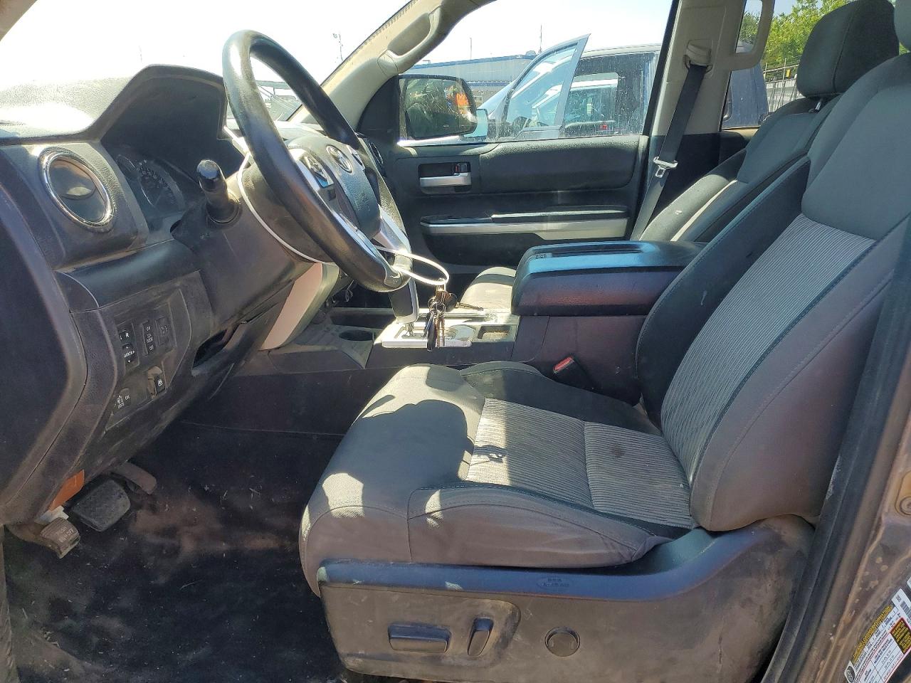 2014 Toyota Tundra Crewmax Sr5 Gray vin: 5TFEM5F19EX077973