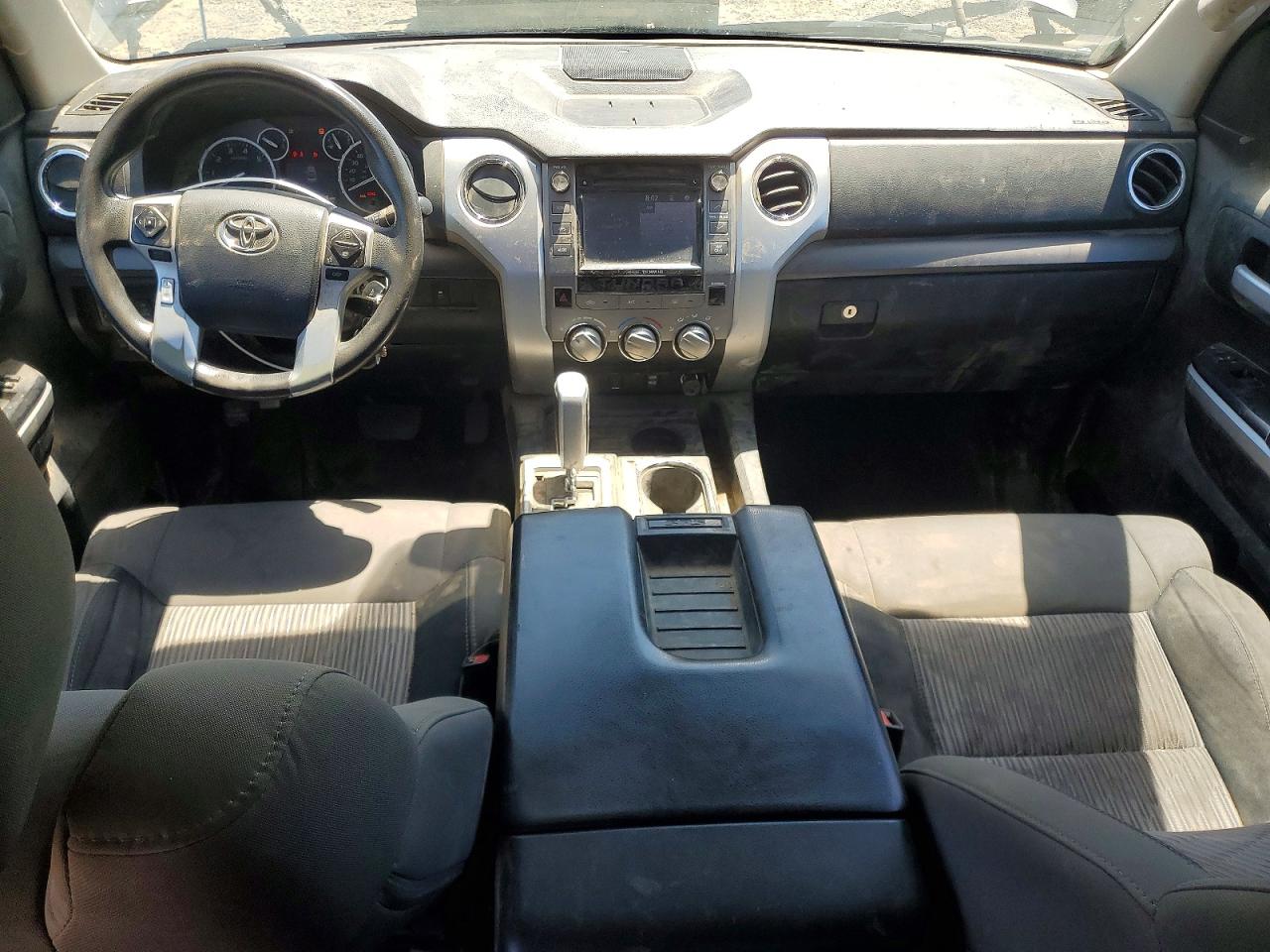 2014 Toyota Tundra Crewmax Sr5 Gray vin: 5TFEM5F19EX077973