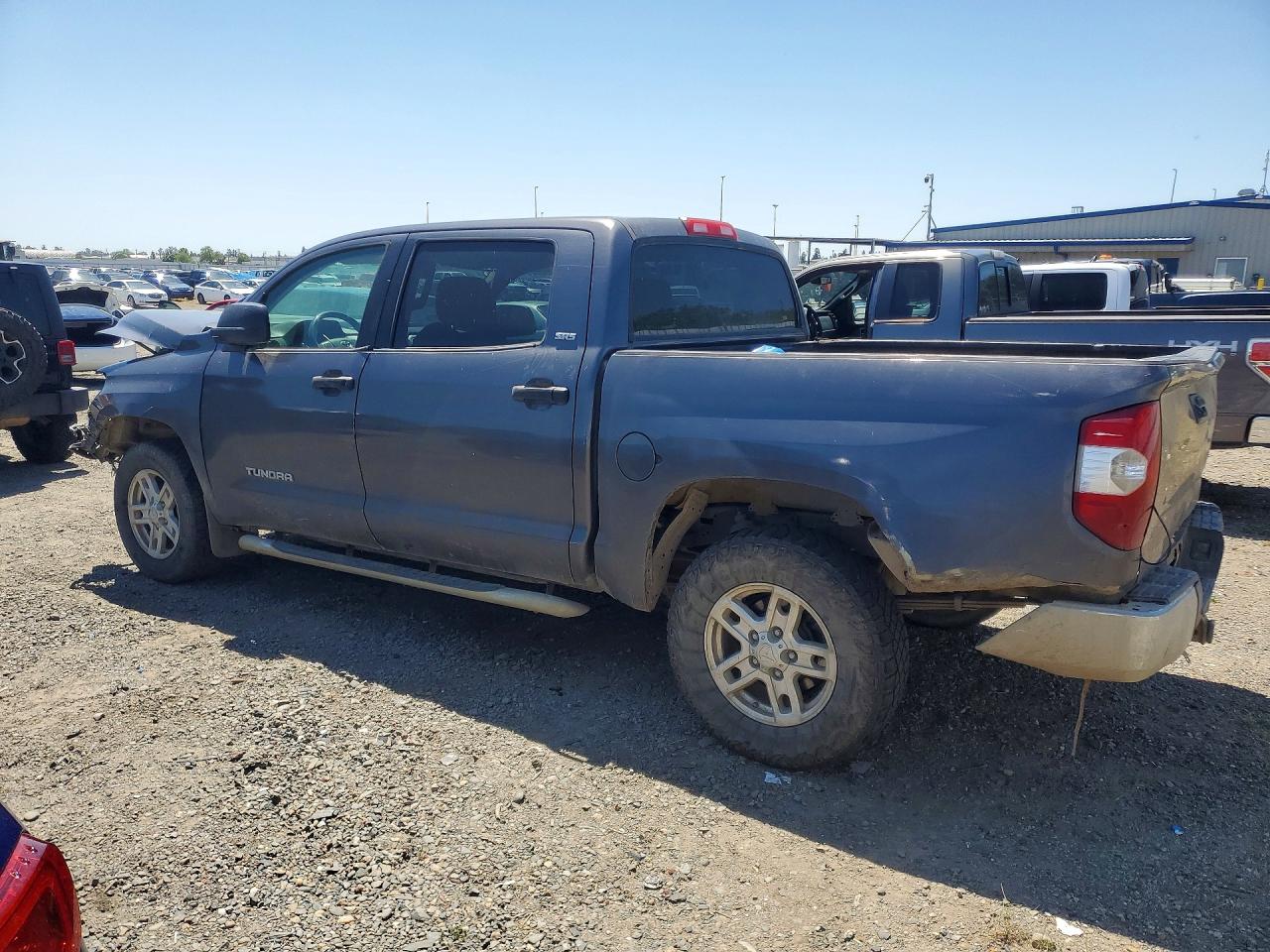 2014 Toyota Tundra Crewmax Sr5 Gray vin: 5TFEM5F19EX077973