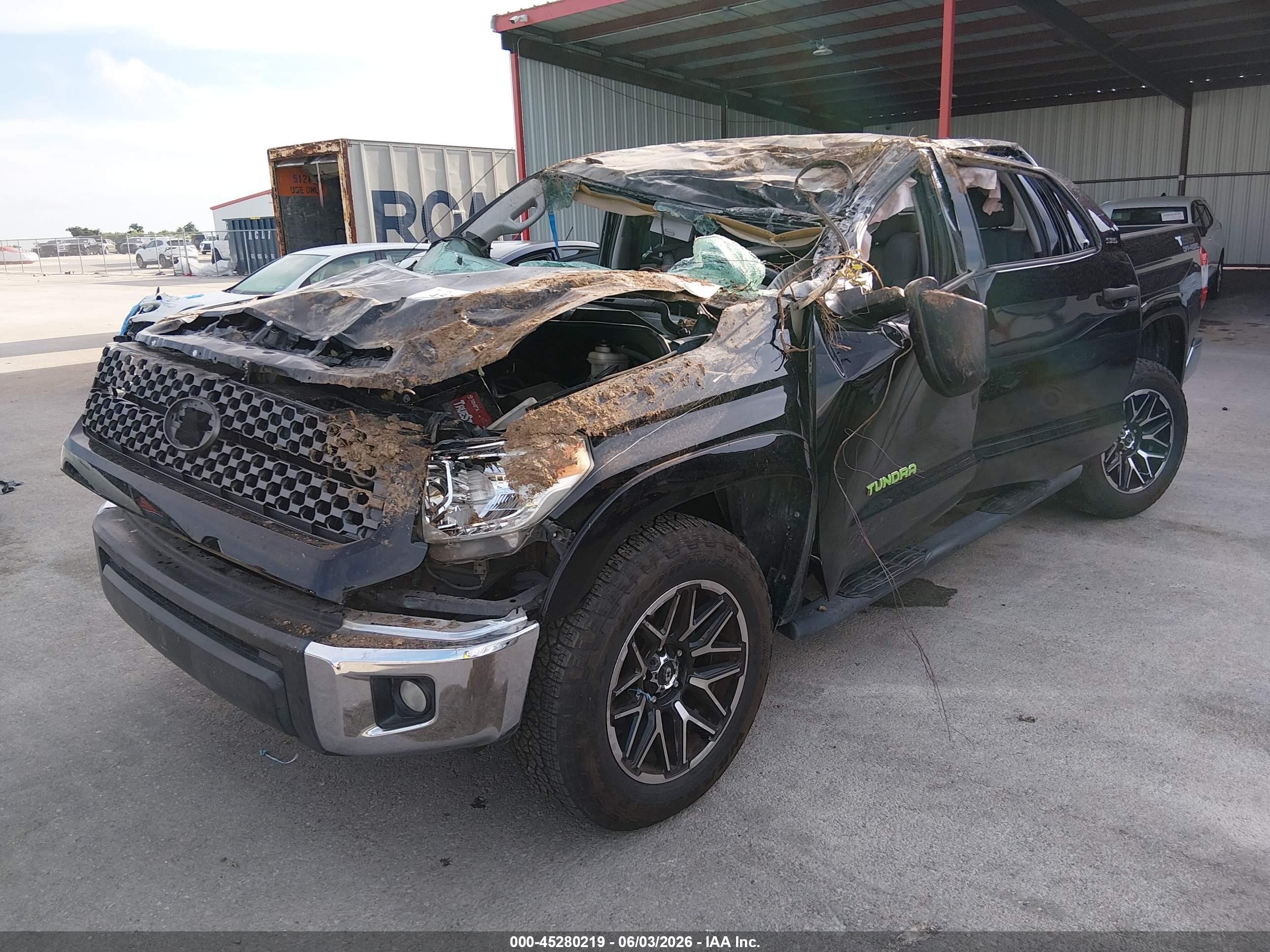2014 Toyota Tundra Sr5 4.6l V8 Black vin: 5TFEM5F19EX080033