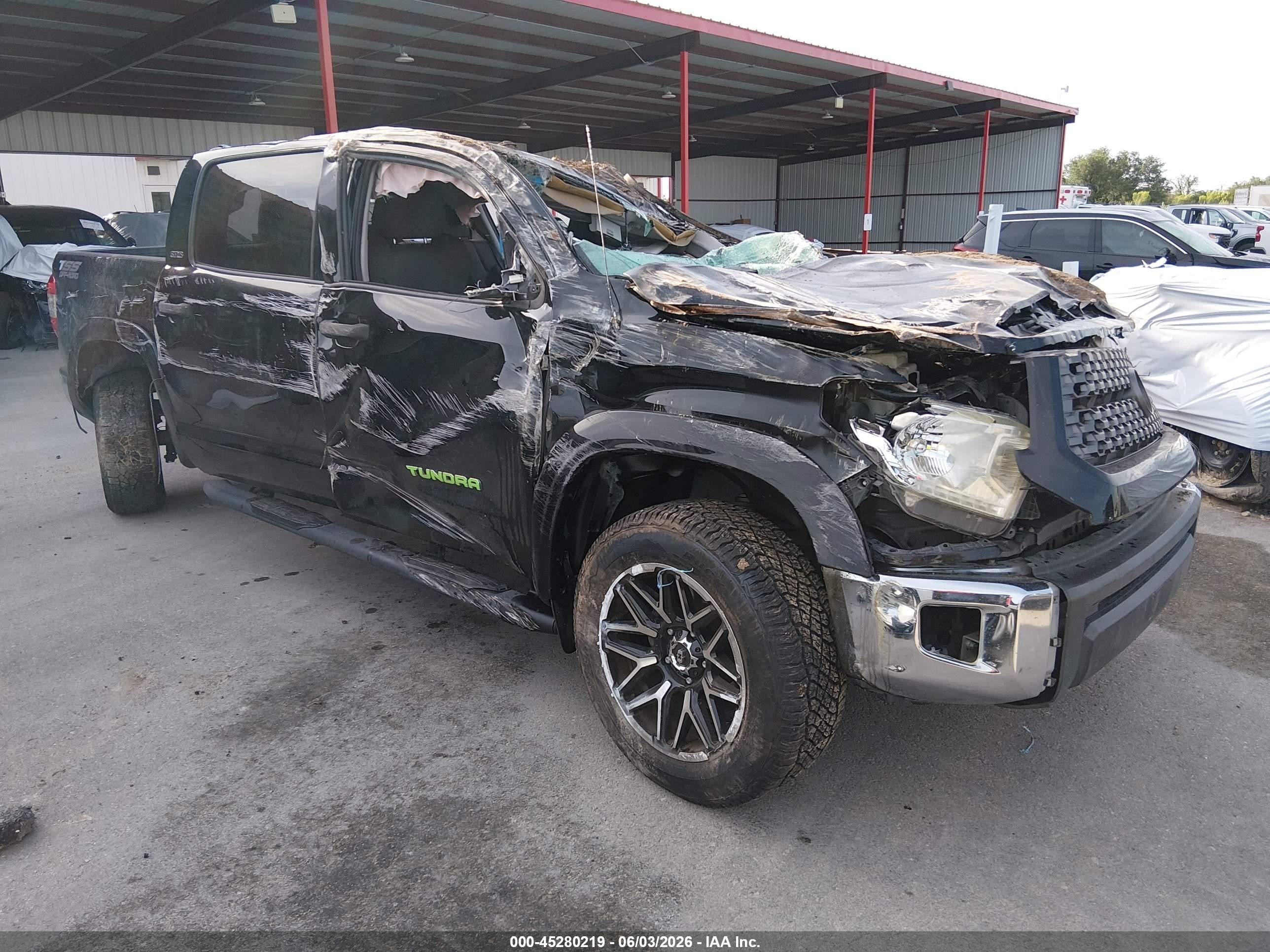 2014 Toyota Tundra Sr5 4.6l V8 Black vin: 5TFEM5F19EX080033