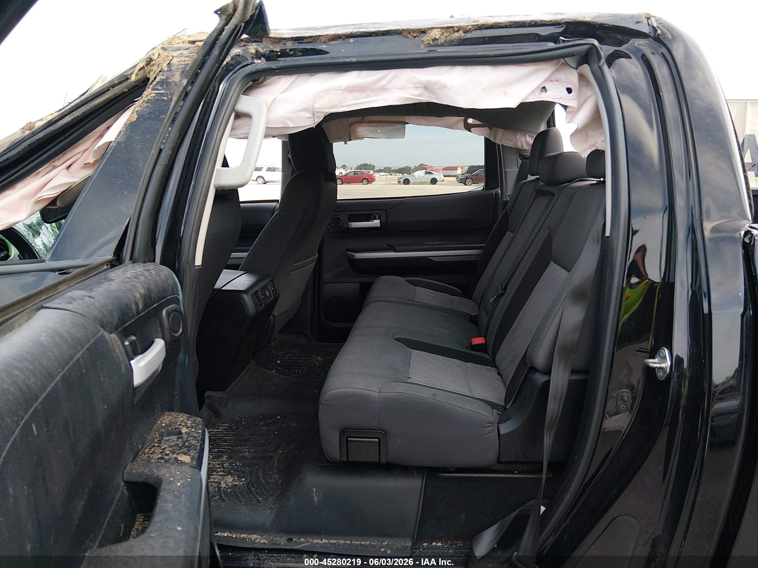 2014 Toyota Tundra Sr5 4.6l V8 Black vin: 5TFEM5F19EX080033