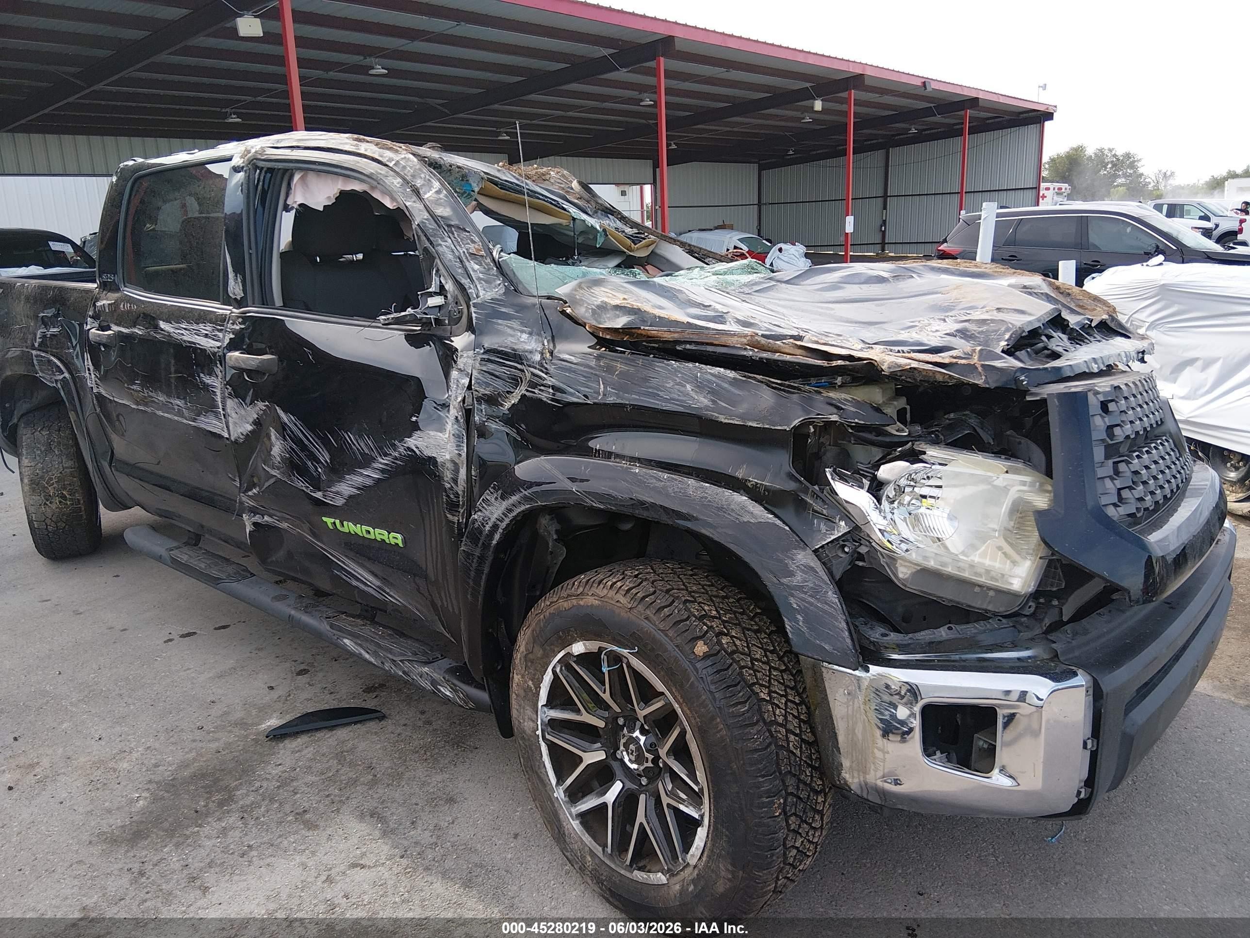 2014 Toyota Tundra Sr5 4.6l V8 Black vin: 5TFEM5F19EX080033
