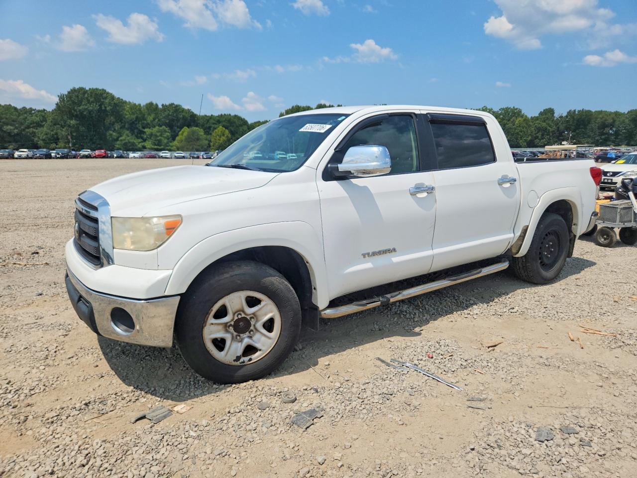 2010 Toyota Tundra Crewmax Sr5 White vin: 5TFEM5F1XAX016027