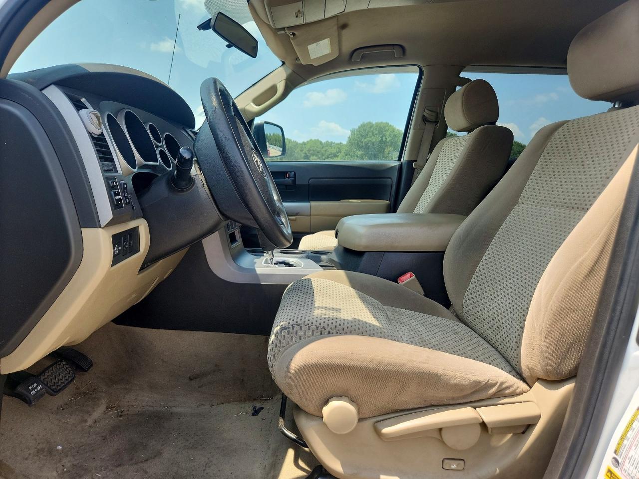 2010 Toyota Tundra Crewmax Sr5 White vin: 5TFEM5F1XAX016027