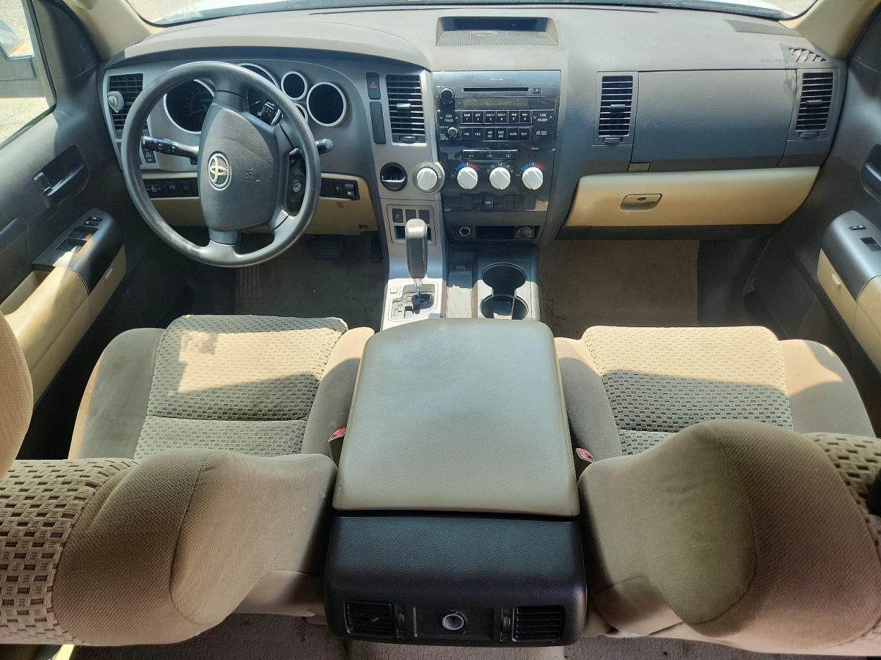 2010 Toyota Tundra Crewmax Sr5 White vin: 5TFEM5F1XAX016027