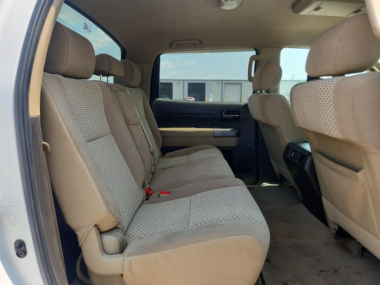 2010 Toyota Tundra Crewmax Sr5 White vin: 5TFEM5F1XAX016027