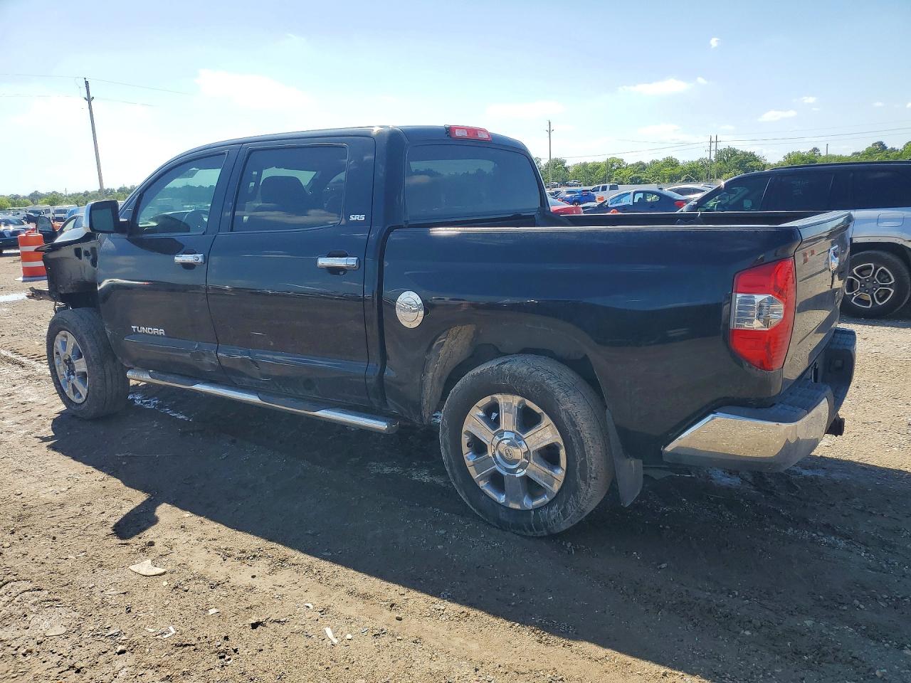 2014 Toyota Tundra Crewmax Sr5 Black vin: 5TFEM5F1XEX075486