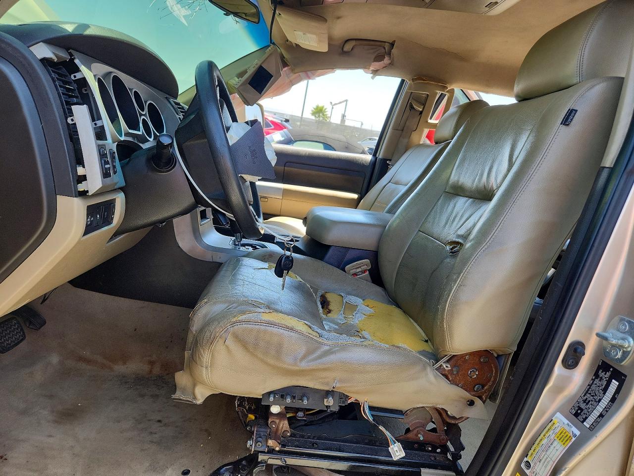 2007 Toyota Tundra Crewmax Sr5 Gold vin: 5TFEV54107X029944