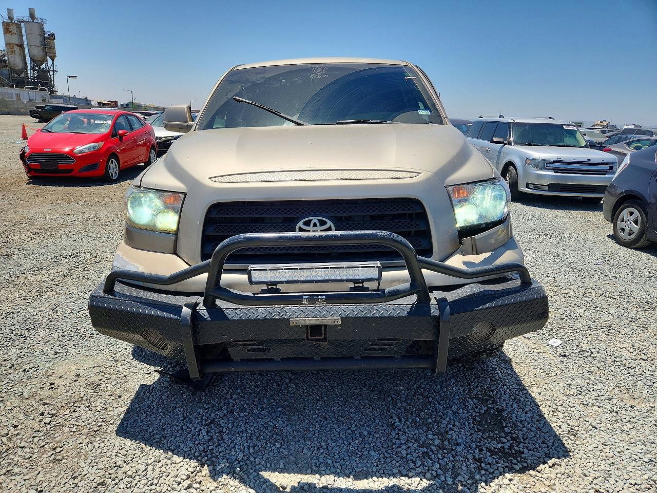 2007 Toyota Tundra Crewmax Sr5 Gold vin: 5TFEV54107X029944
