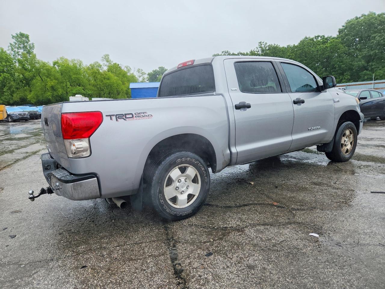 2008 Toyota Tundra Sr5 Gray vin: 5TFEV54108X053145