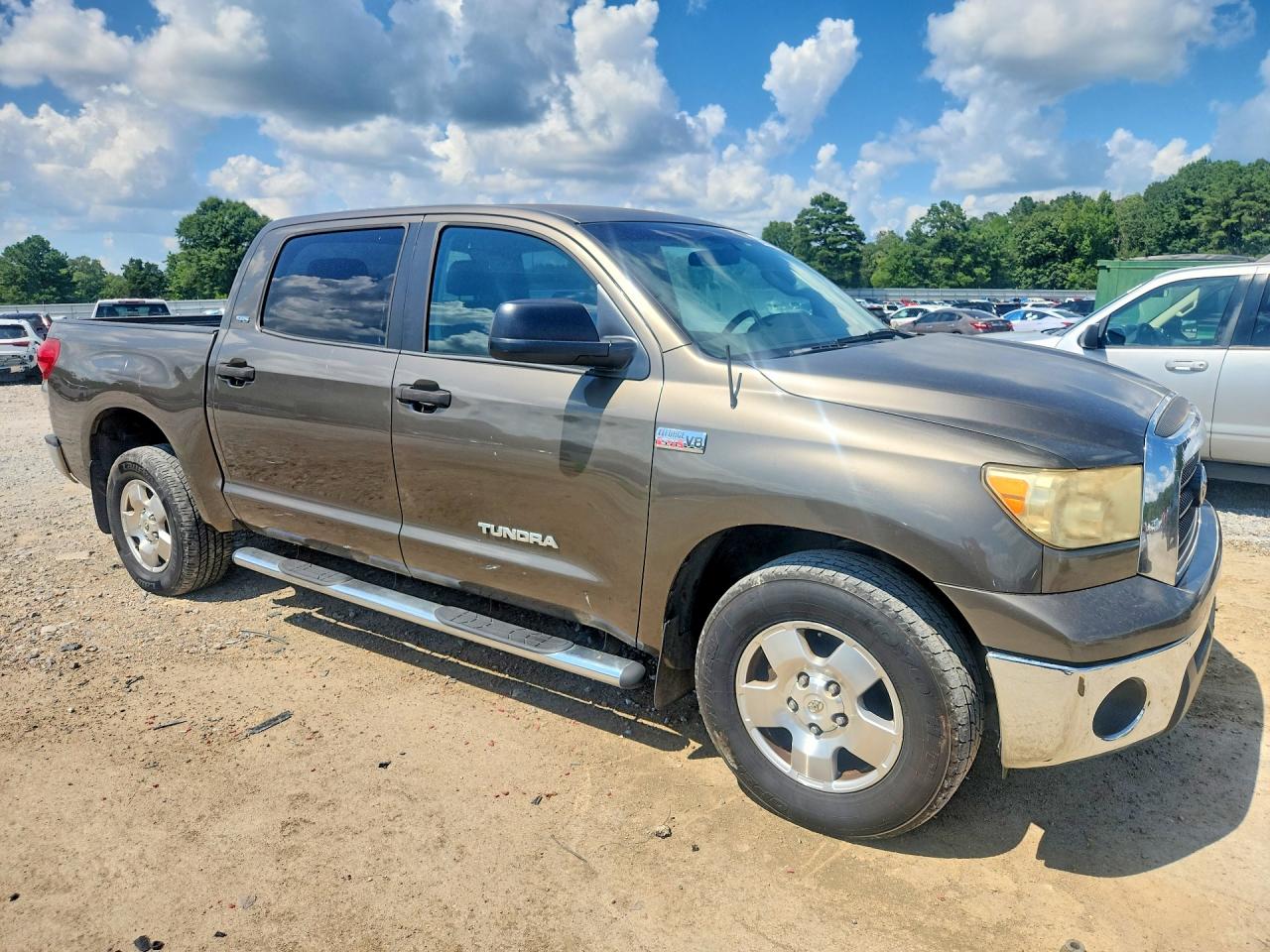 2008 Toyota Tundra Sr5 Brown vin: 5TFEV54128X034760