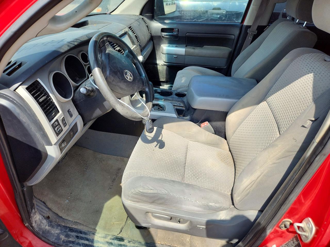 2008 Toyota Tundra Sr5 Red vin: 5TFEV54128X053096