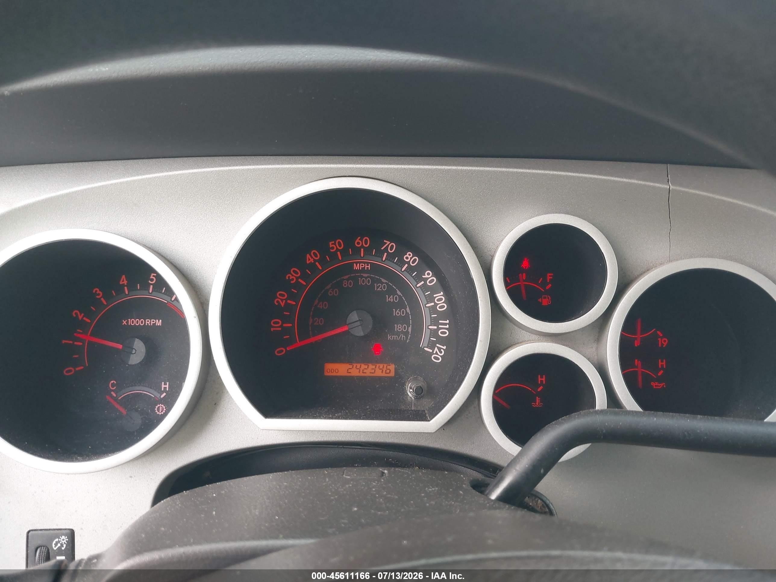 2009 Toyota Tundra Grade 5.7l V8 Бежевый vin: 5TFEV54139X072810