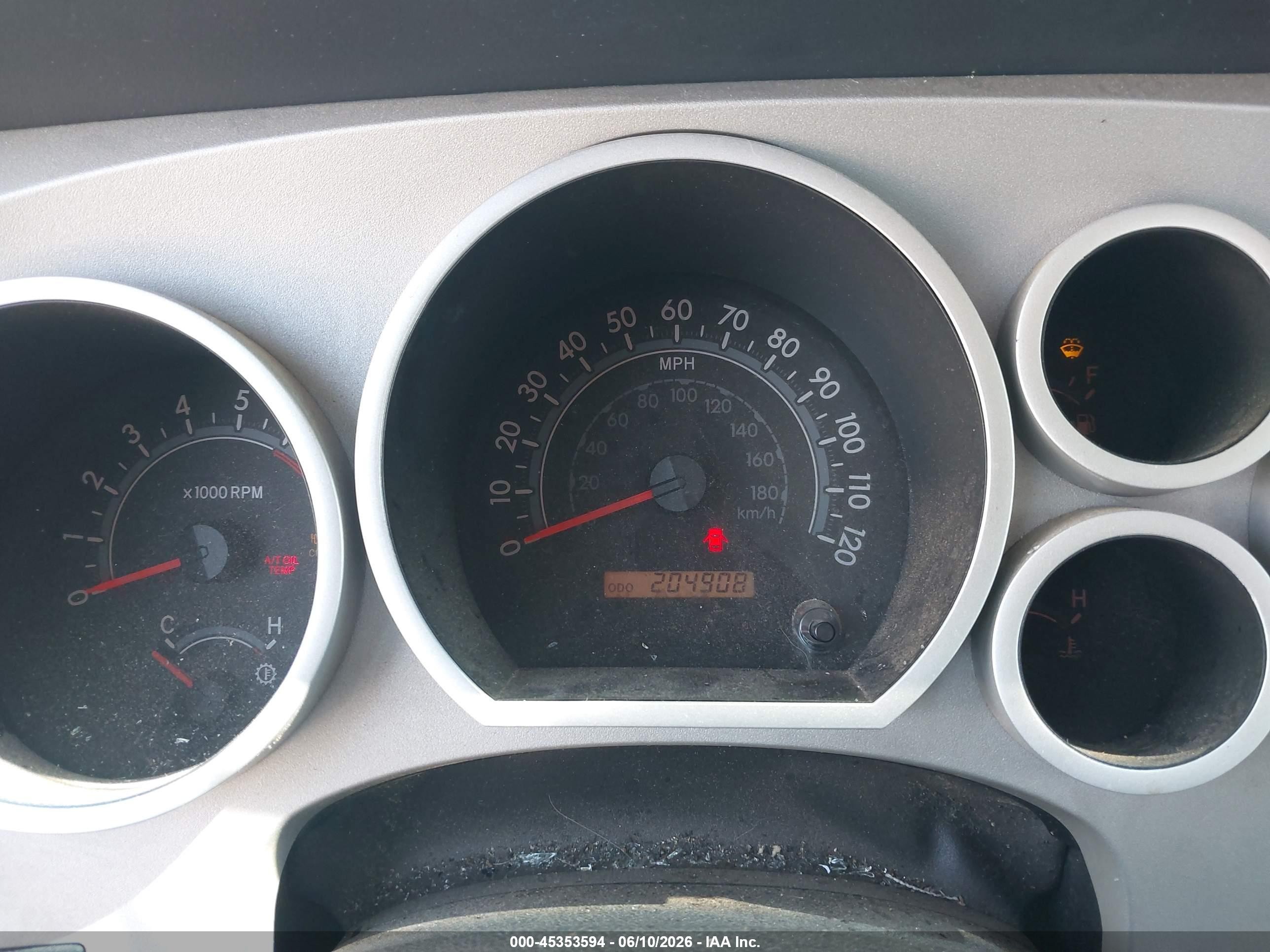 2008 Toyota Tundra Sr5 5.7l V8 White vin: 5TFEV54158X049477