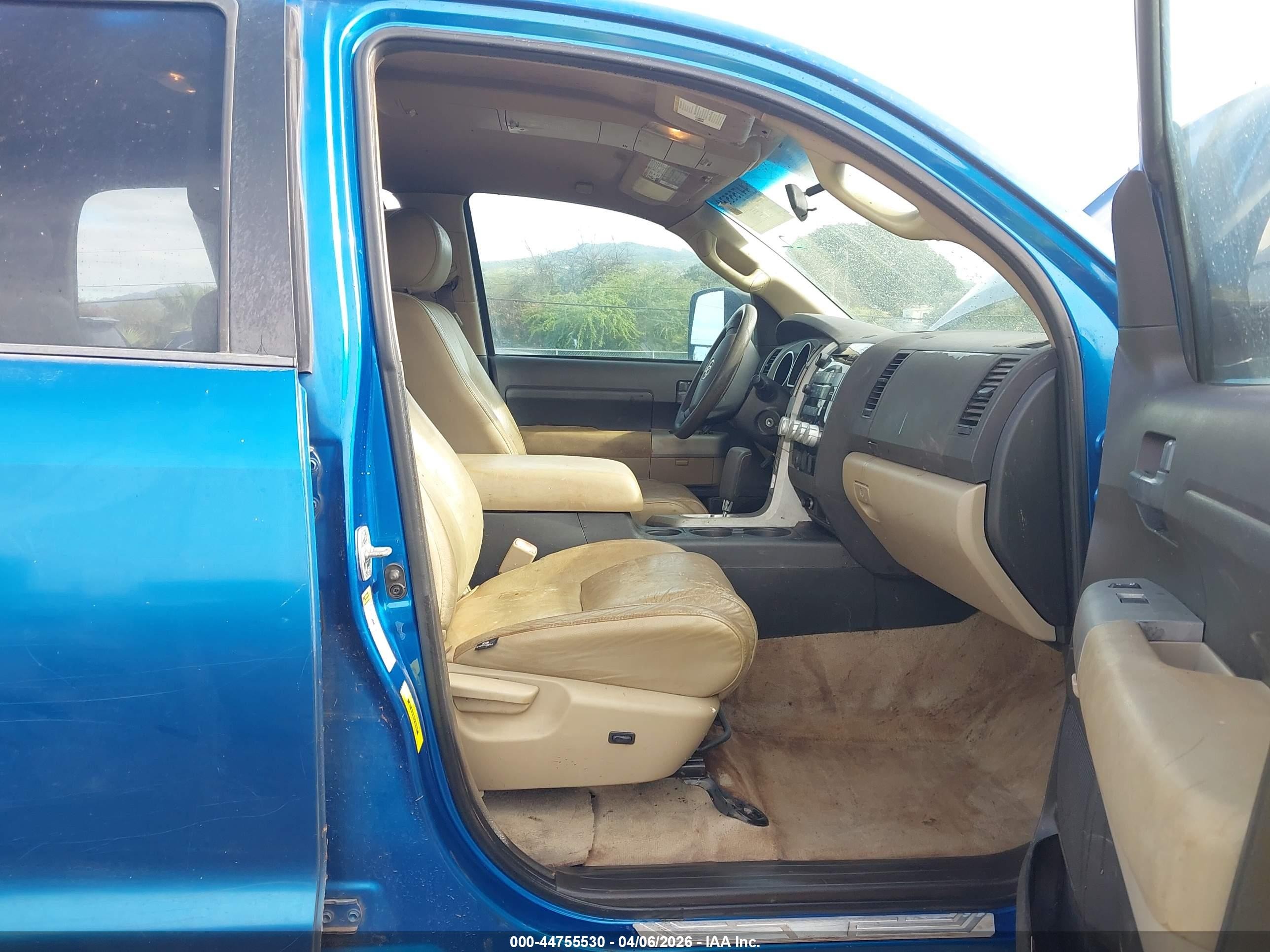 2008 Toyota Tundra Sr5 5.7l V8 Blue vin: 5TFEV54158X066599