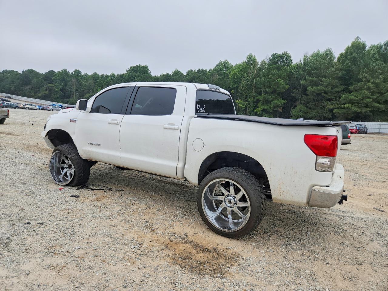 2008 Toyota Tundra Grade White vin: 5TFEV54198X058649