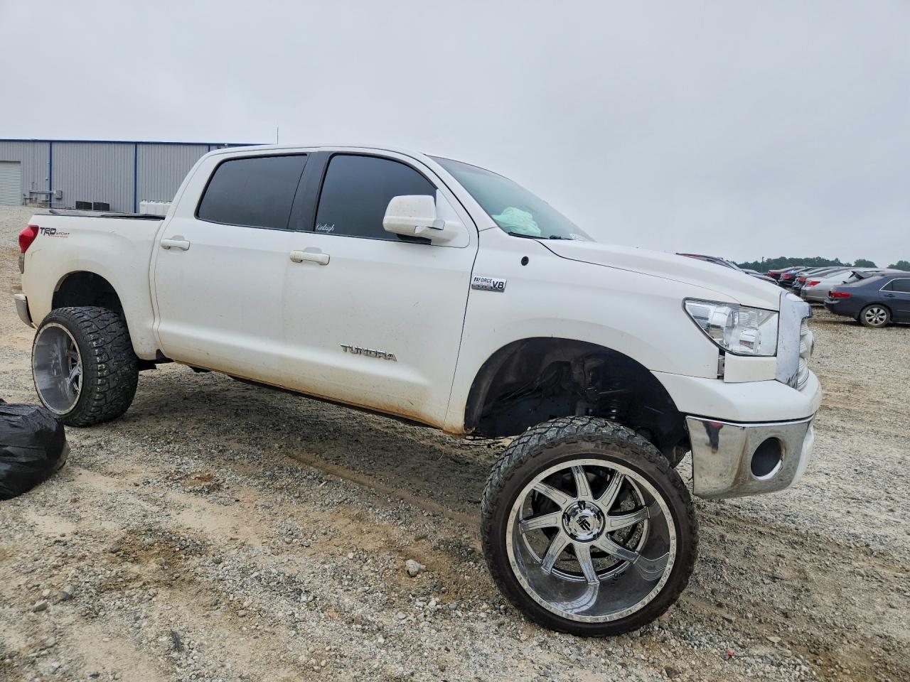 2008 Toyota Tundra Grade White vin: 5TFEV54198X058649