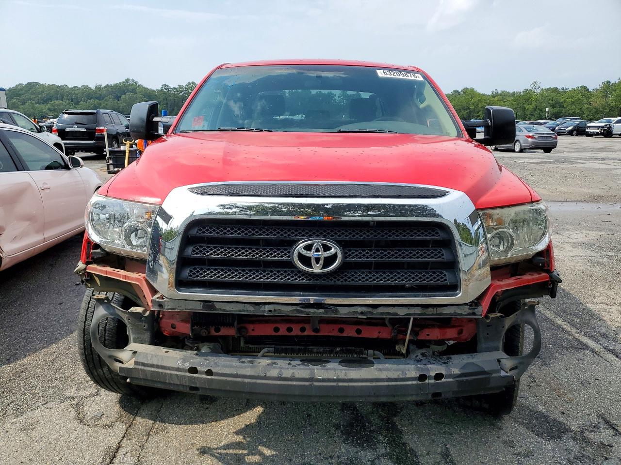 2007 Toyota Tundra Sr5 Красный vin: 5TFEV541X7X028090