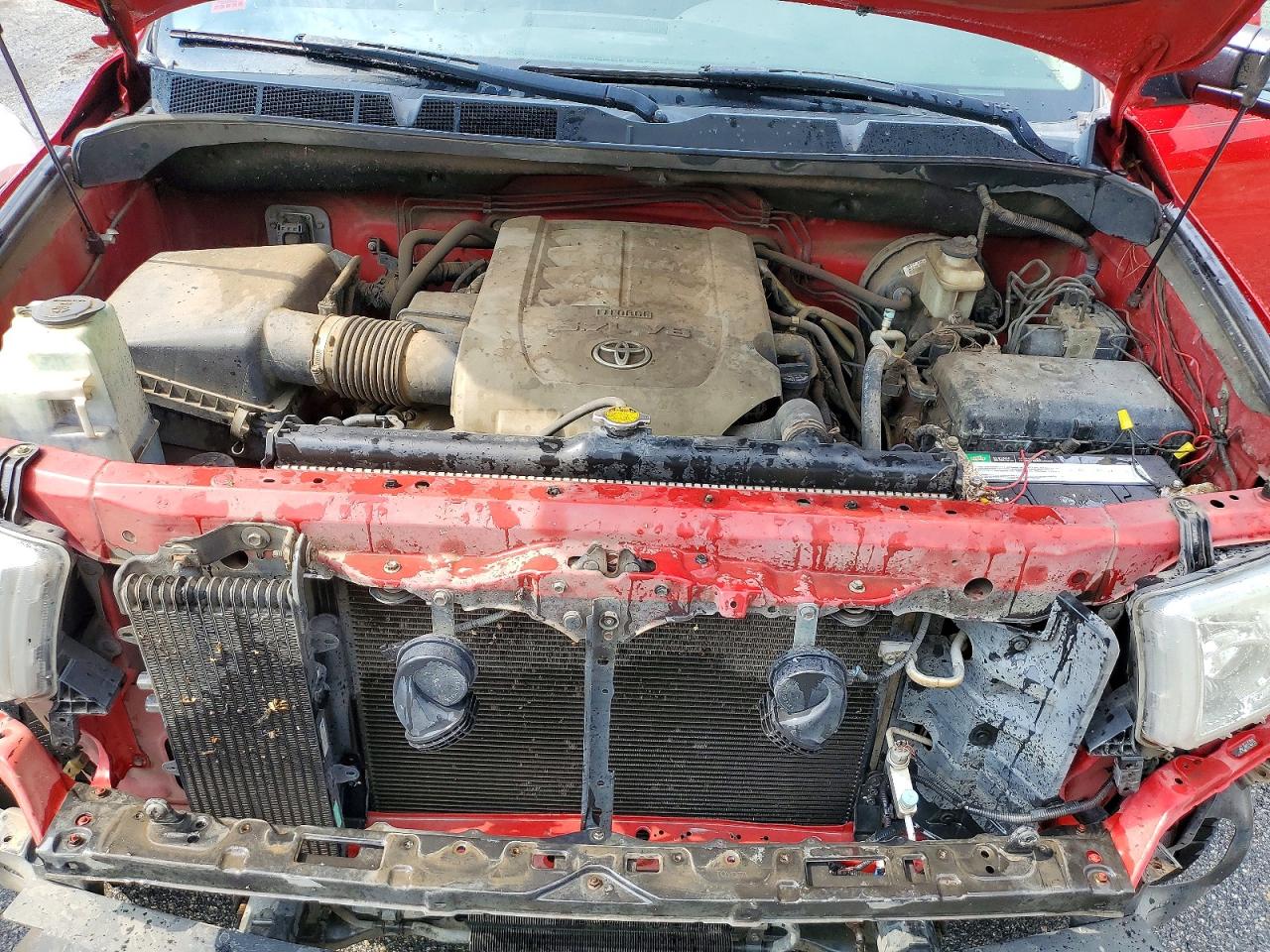 2007 Toyota Tundra Sr5 Красный vin: 5TFEV541X7X028090