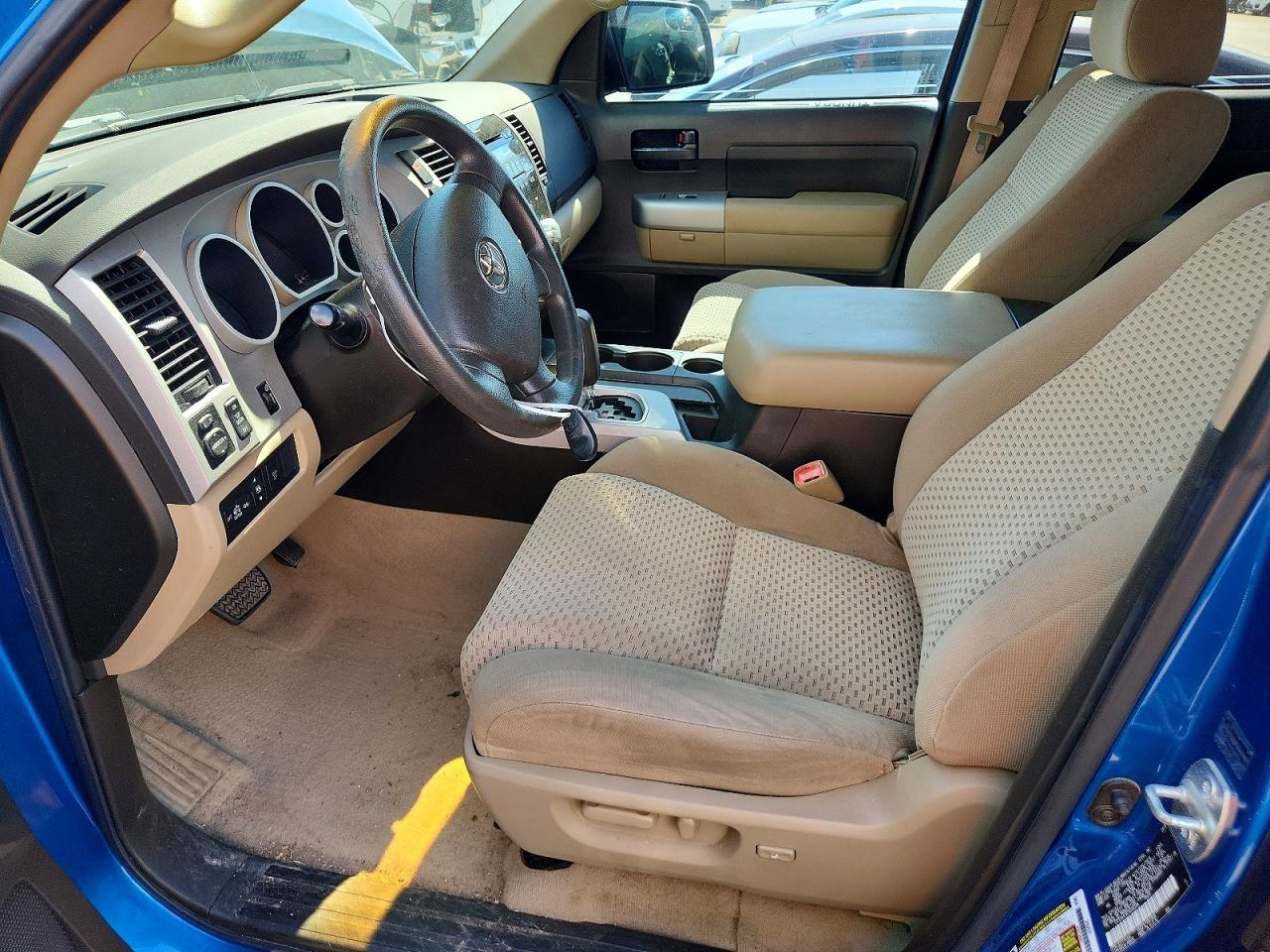 2007 Toyota Tundra Crewmax Sr5 Blue vin: 5TFEV541X7X030339