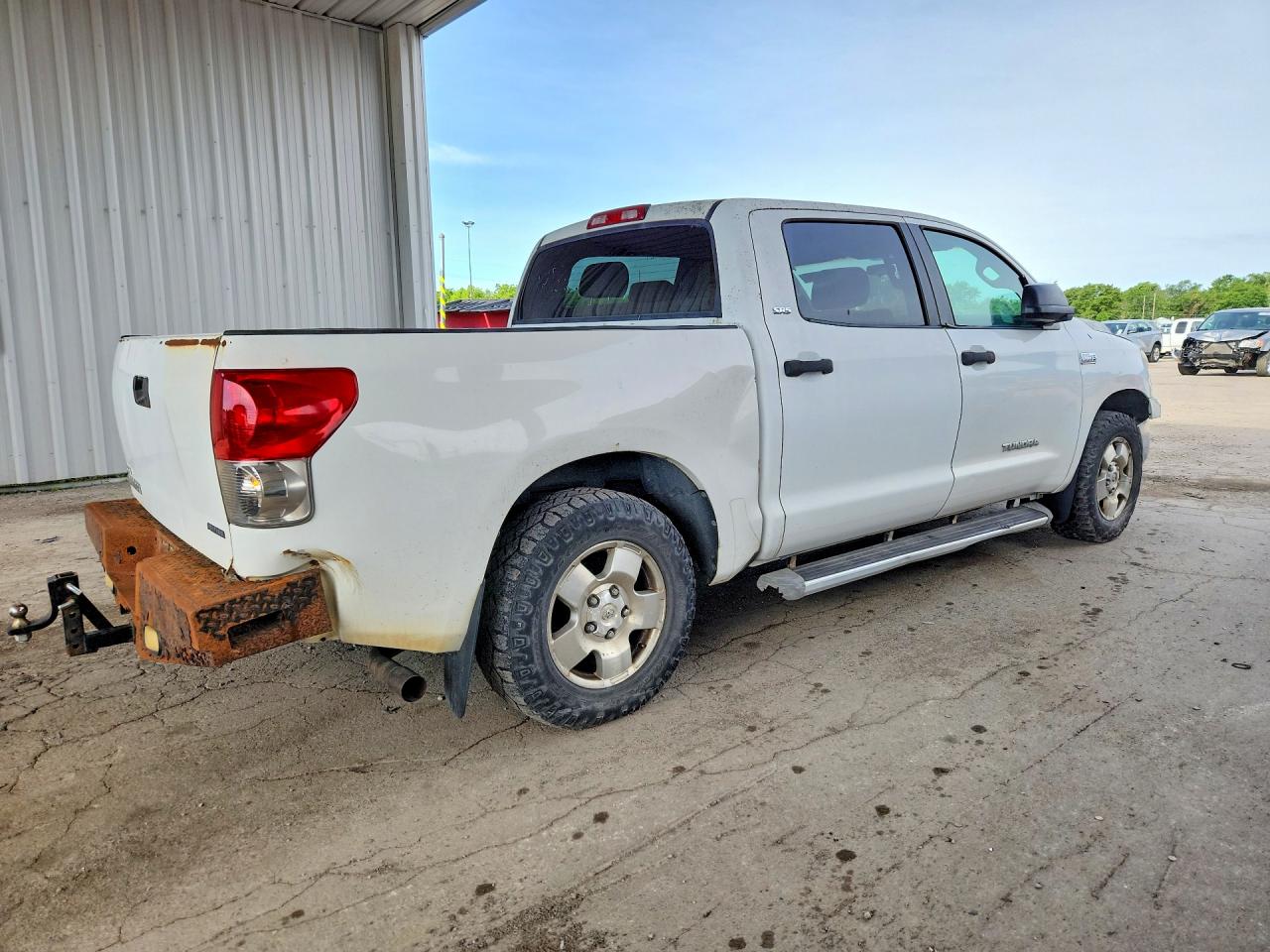 2008 Toyota Tundra Sr5 Белый vin: 5TFEV541X8X047689