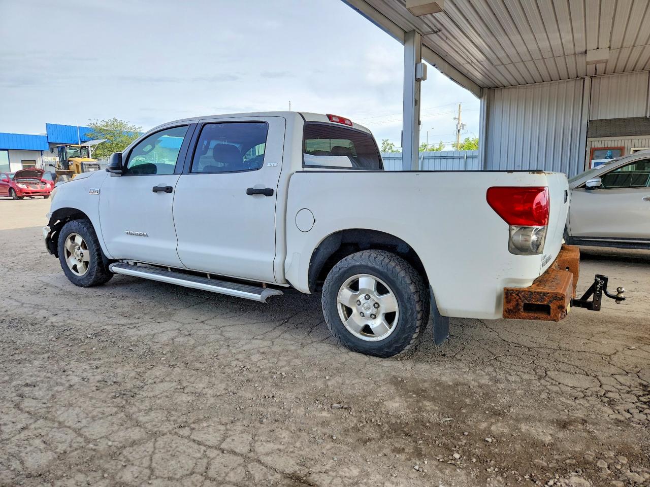 2008 Toyota Tundra Sr5 Белый vin: 5TFEV541X8X047689