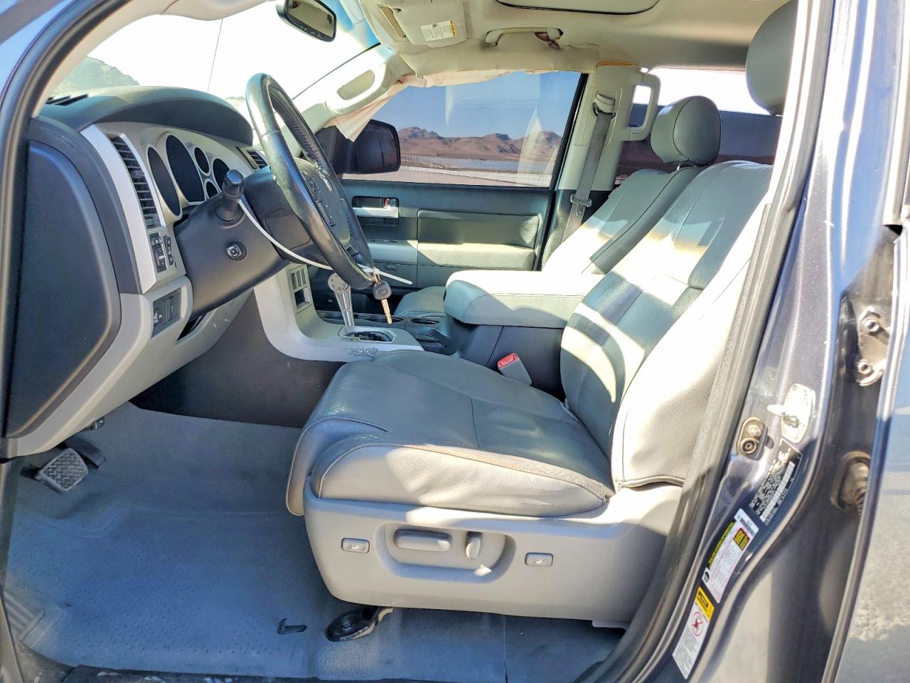 2008 Toyota Tundra Crewmax Limited Gray vin: 5TFEV58138X039721