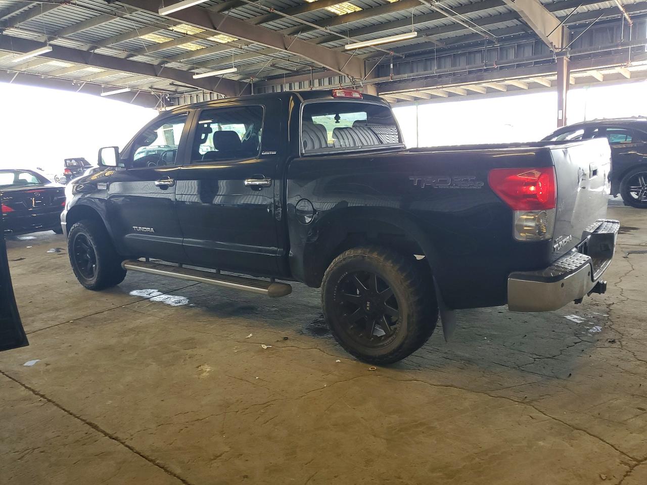 2008 Toyota Tundra Crewmax Limited Black vin: 5TFEV58158X056939