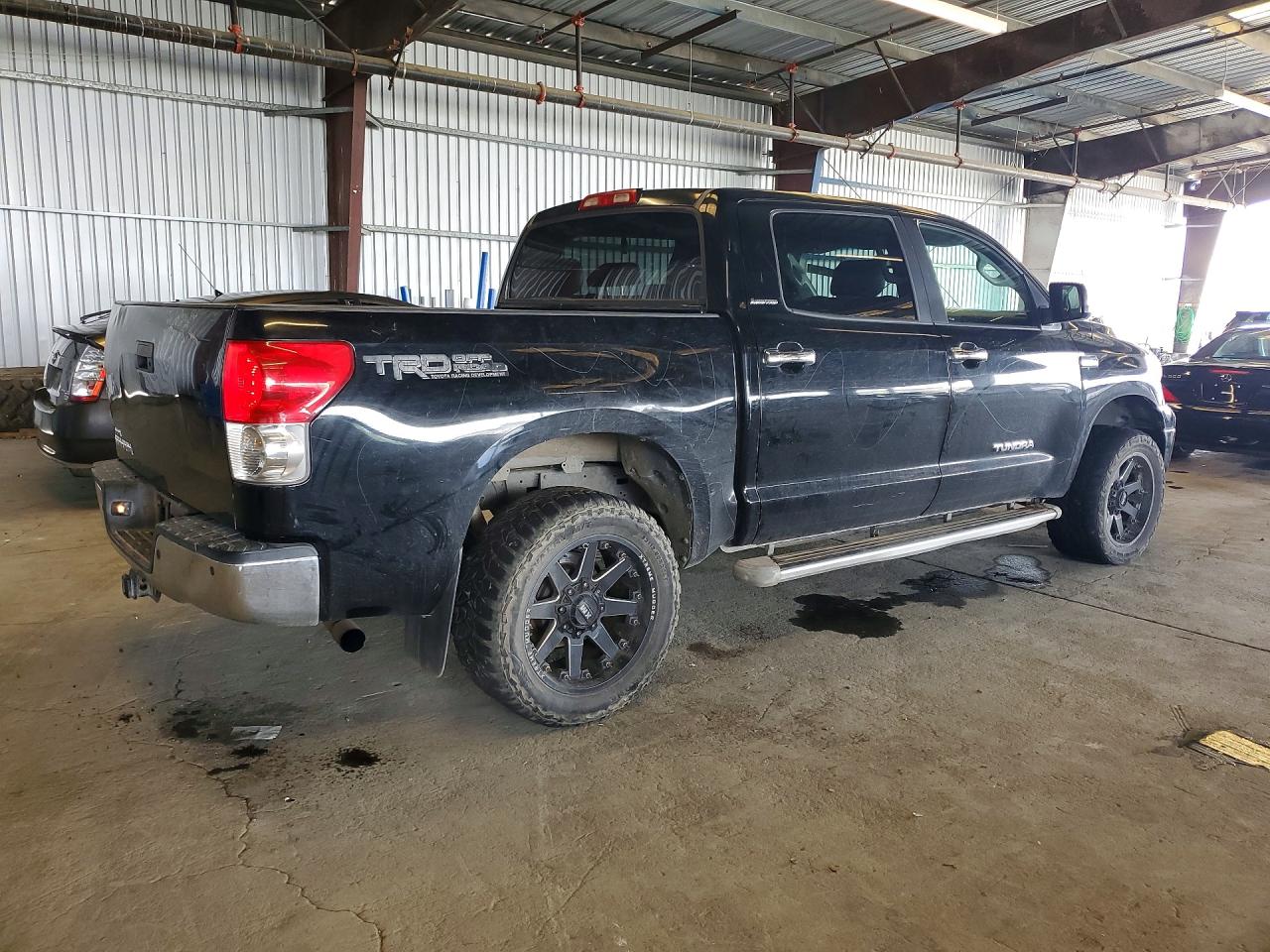 2008 Toyota Tundra Crewmax Limited Black vin: 5TFEV58158X056939