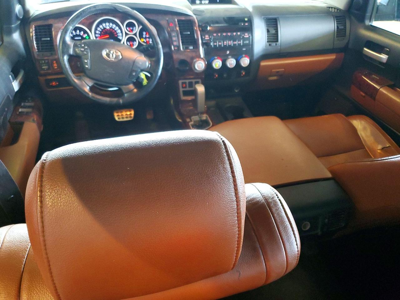 2008 Toyota Tundra Crewmax Limited Black vin: 5TFEV58158X056939