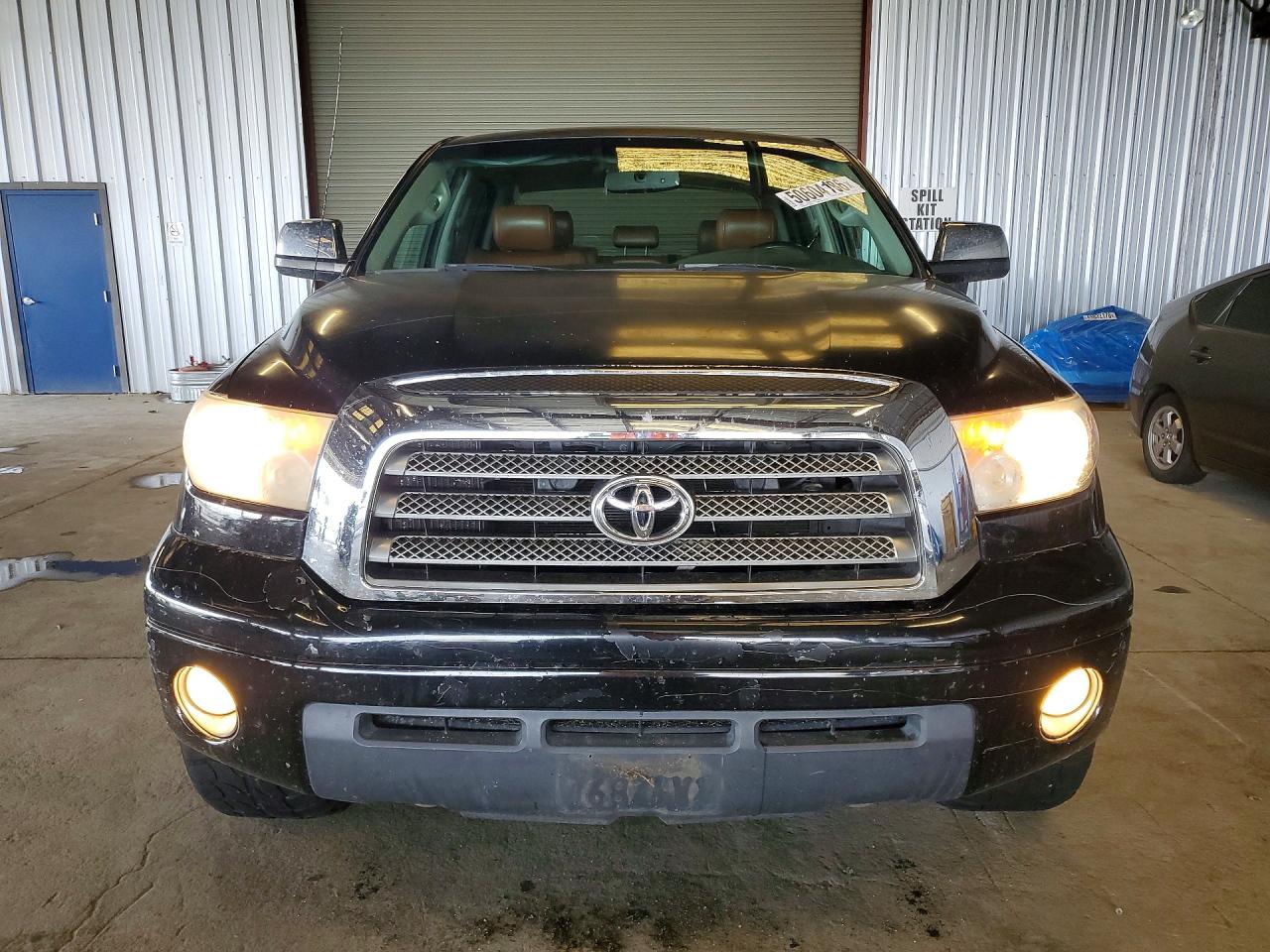 2008 Toyota Tundra Crewmax Limited Black vin: 5TFEV58158X056939