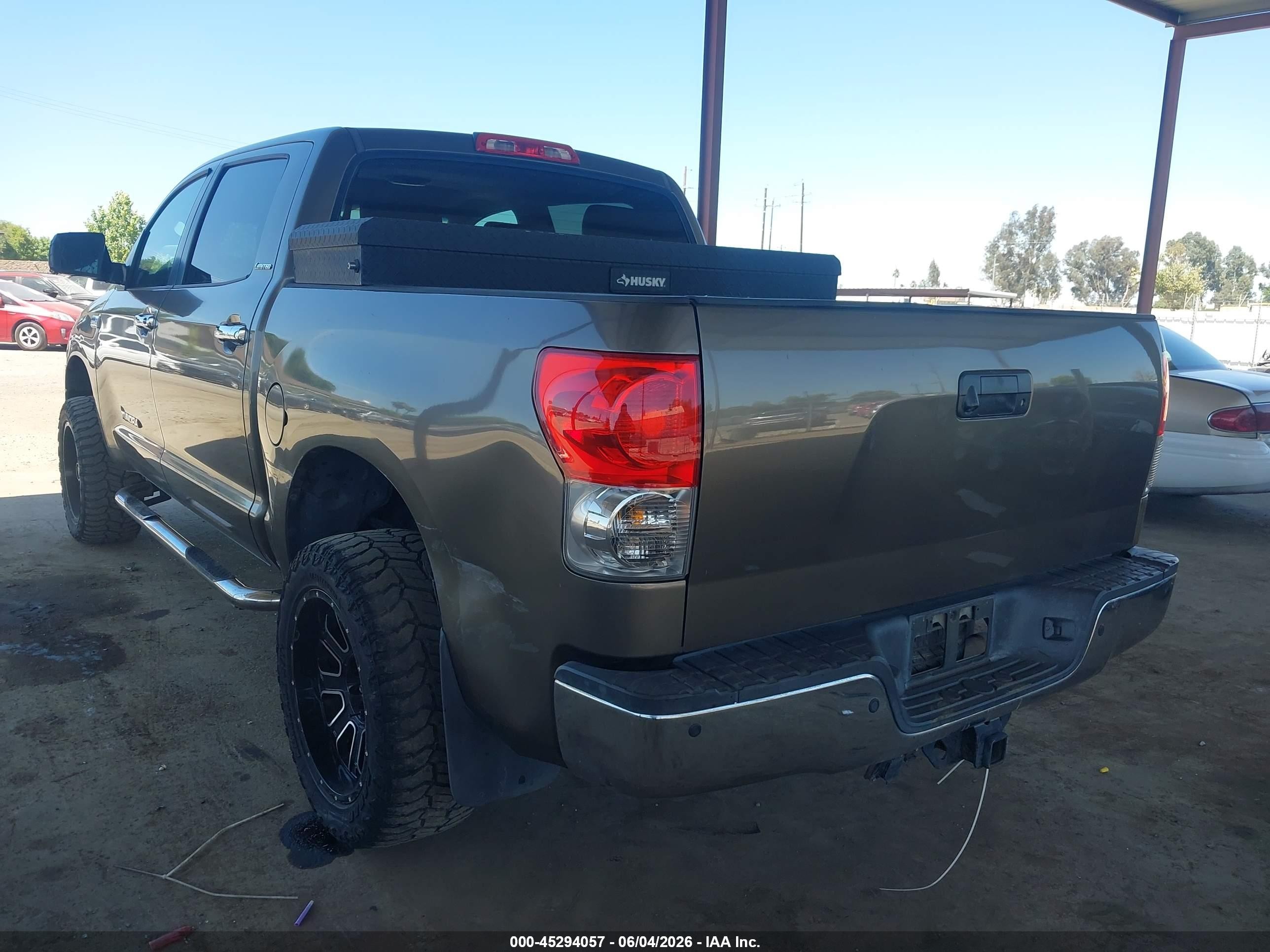 2008 Toyota Tundra Limited 5.7l V8 Brown vin: 5TFEV58158X066984
