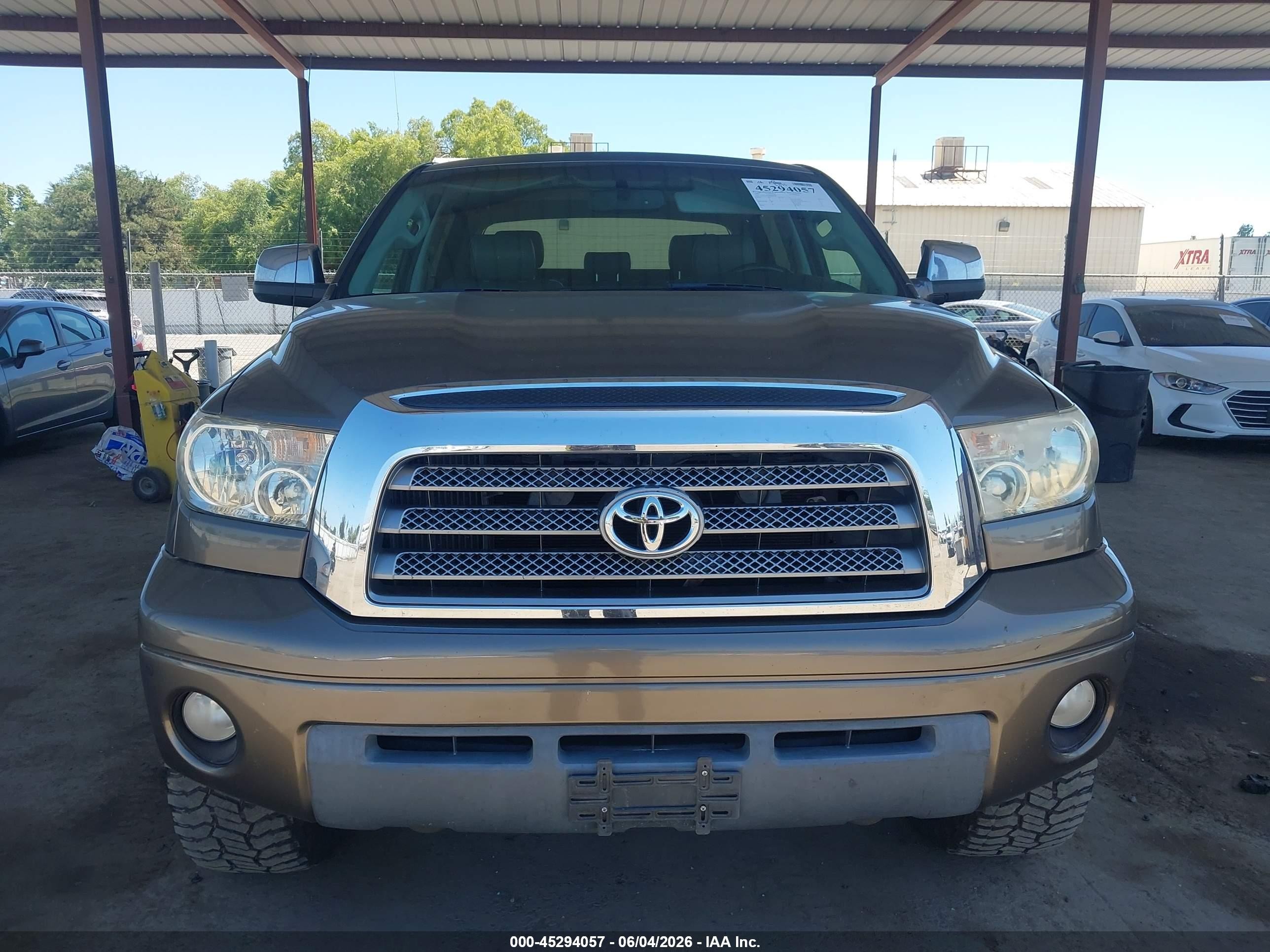 2008 Toyota Tundra Limited 5.7l V8 Brown vin: 5TFEV58158X066984