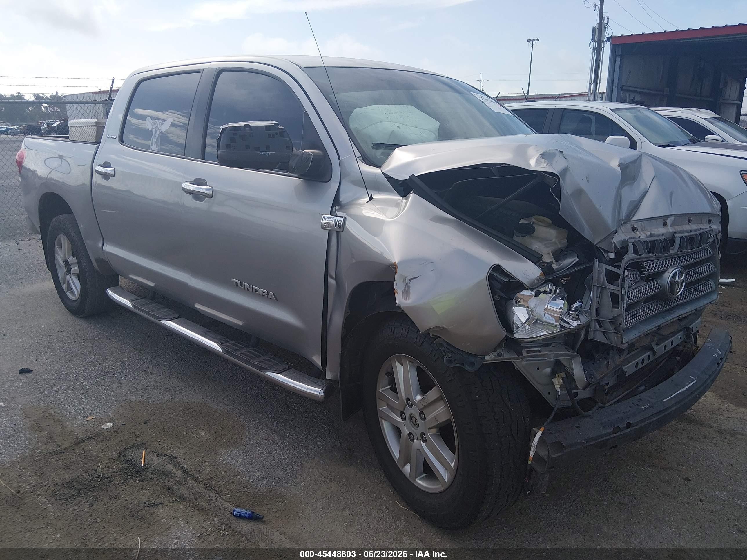 2007 Toyota Tundra Limited 5.7l V8 Silver vin: 5TFEV58177X032138