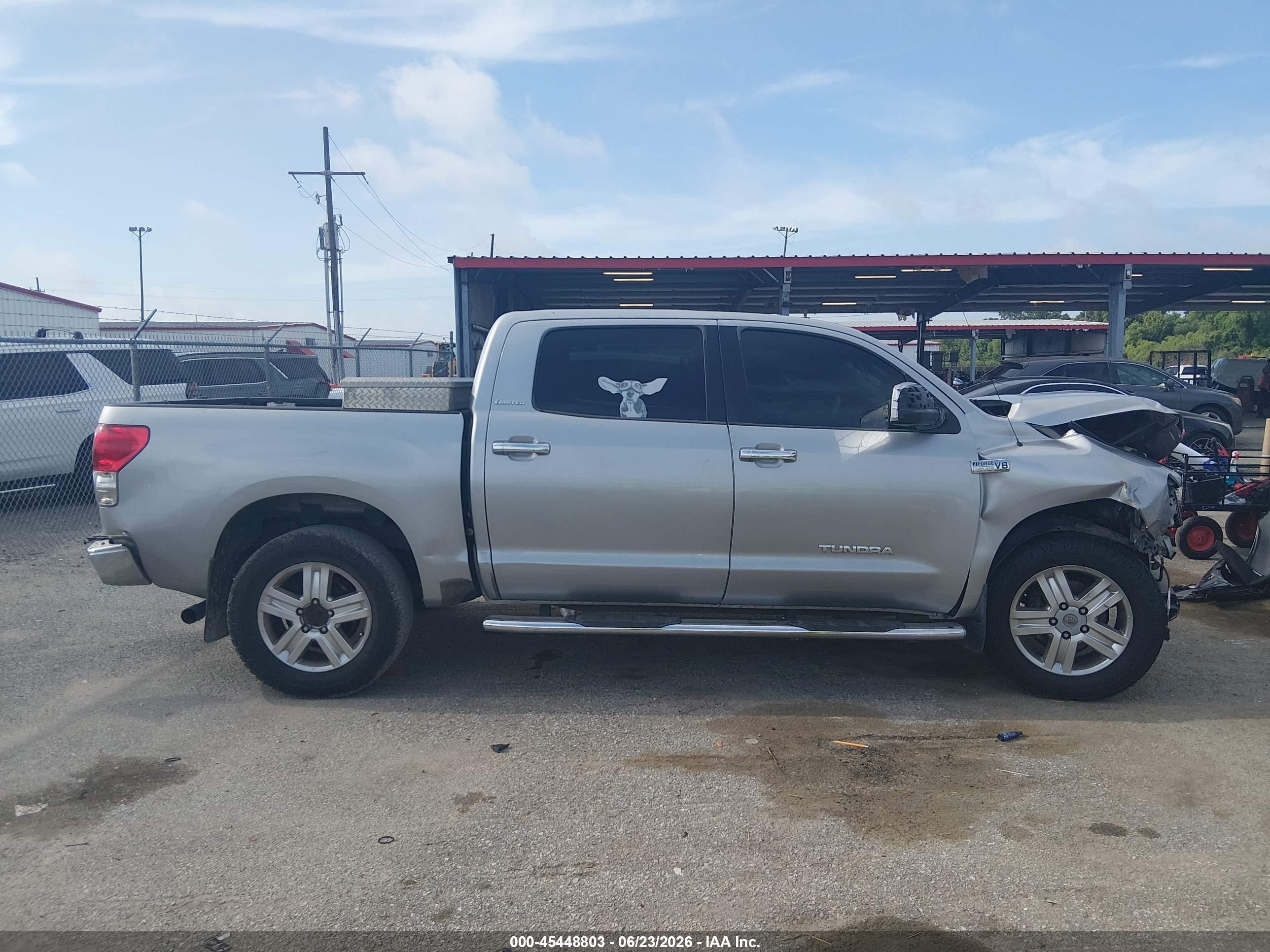 2007 Toyota Tundra Limited 5.7l V8 Silver vin: 5TFEV58177X032138
