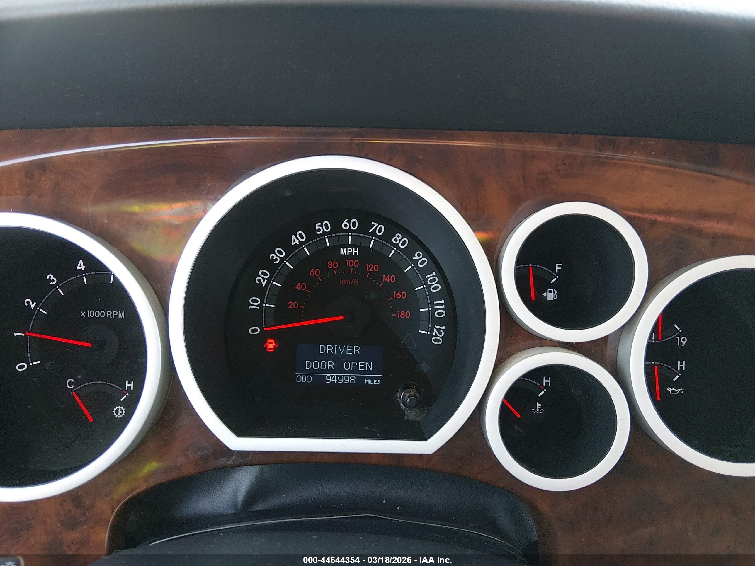 2008 Toyota Tundra Limited 5.7l V8 Tan vin: 5TFEV58178X049880