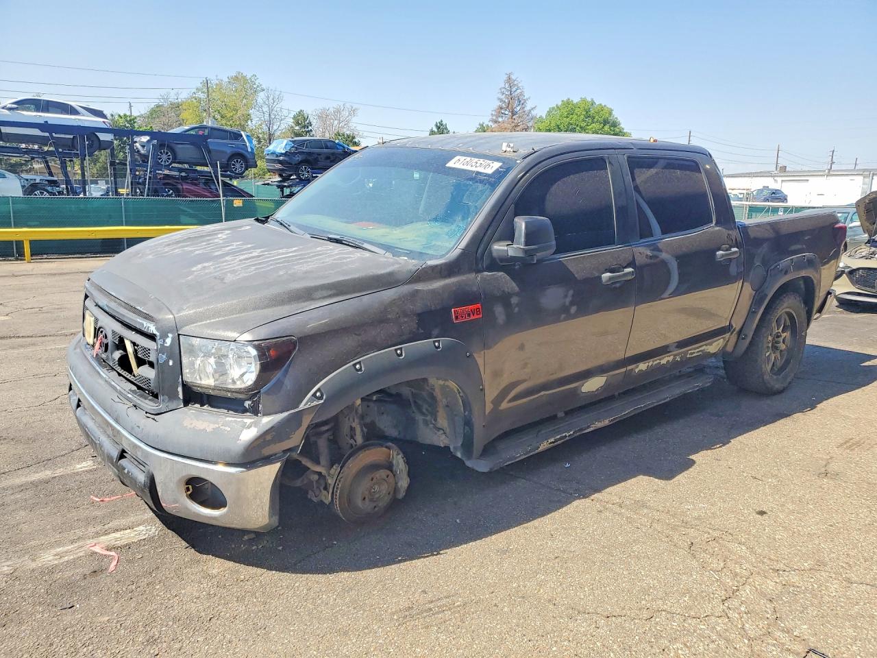 2011 Toyota Tundra Crewmax Sr5 Gray vin: 5TFEY5F10BX106020
